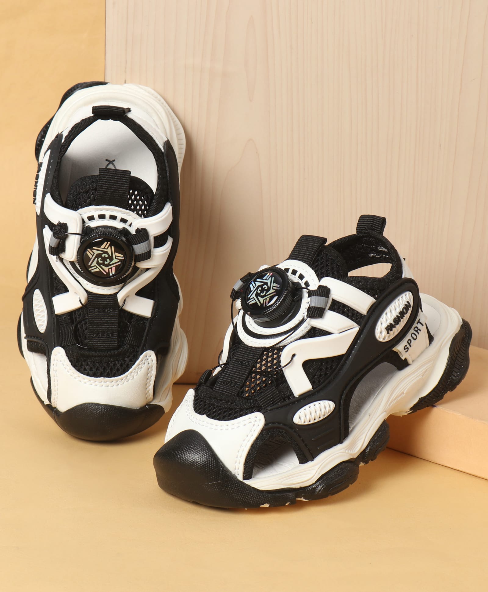 Babyoye Slip On Sandals - Black-picture-14