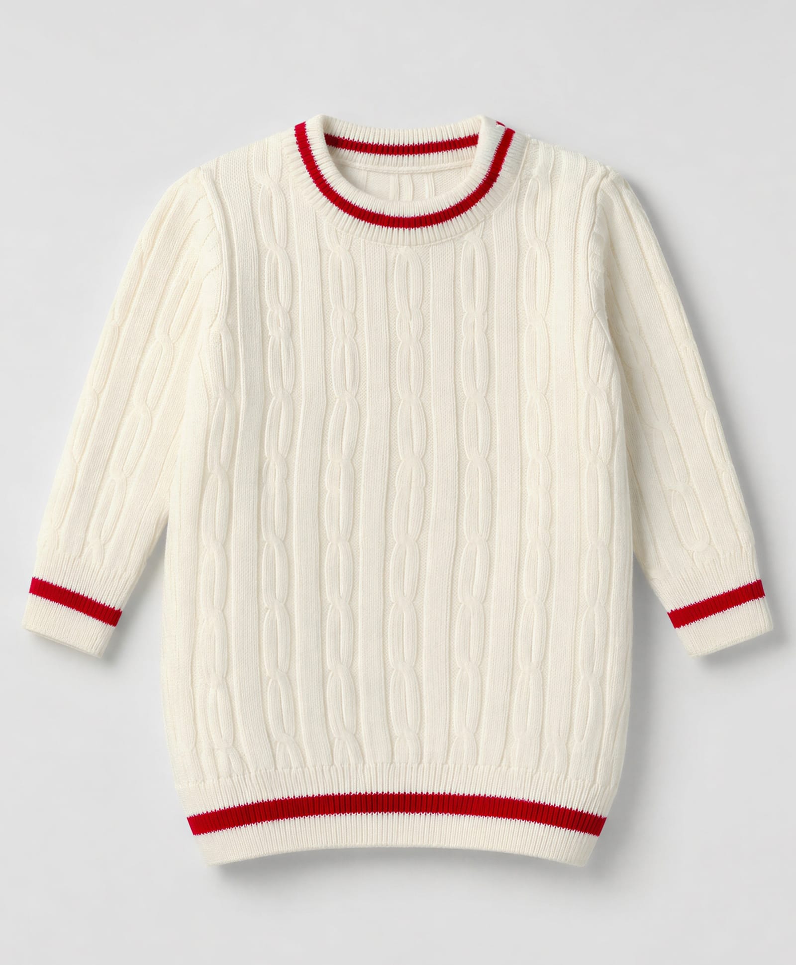 Honeyhap Premium 100% Knit Pullover With Bio Finish - White-picture-15