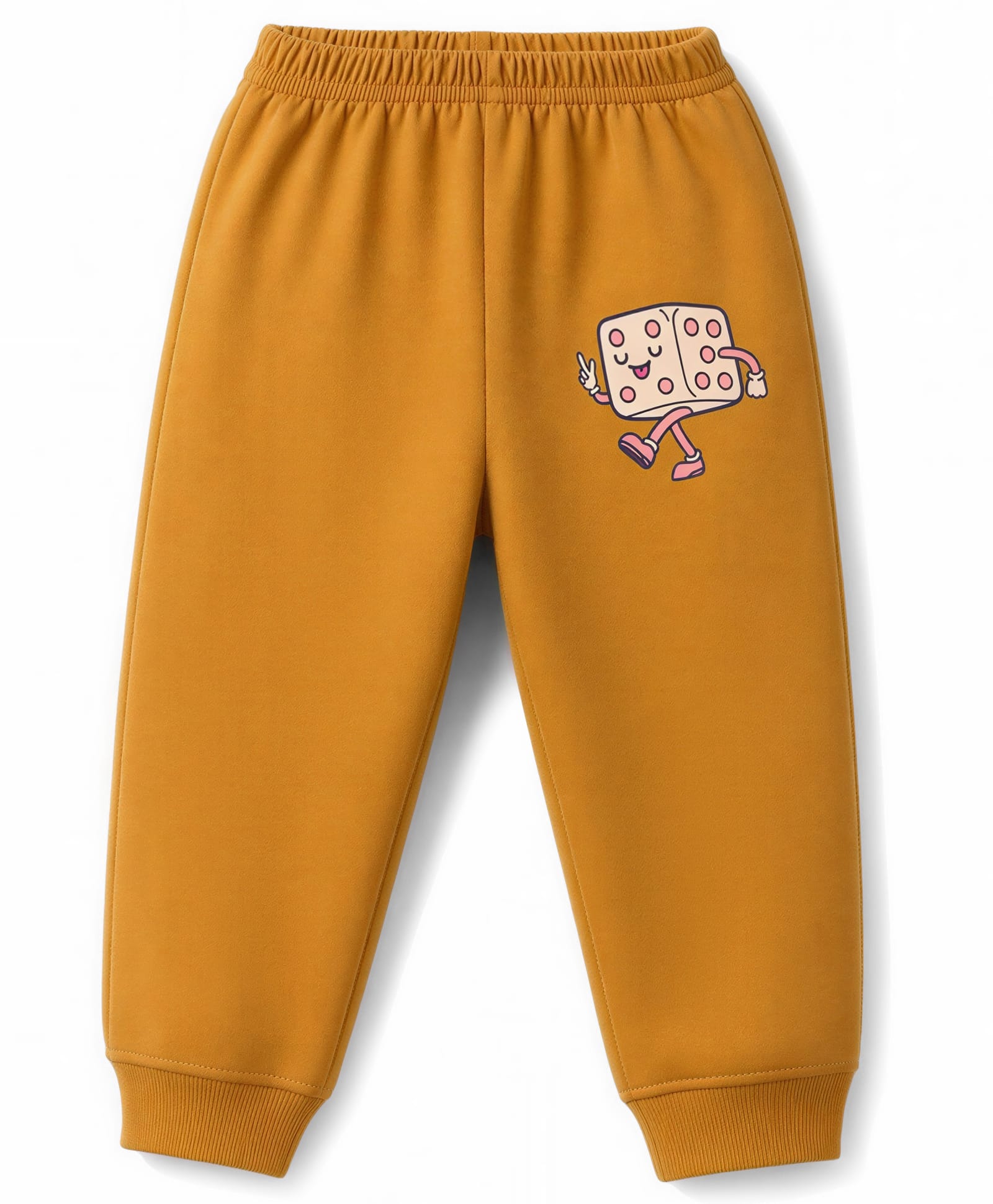 Tango Looper Knit Full Length Lounge With Dice Graphic - Golden-picture-12