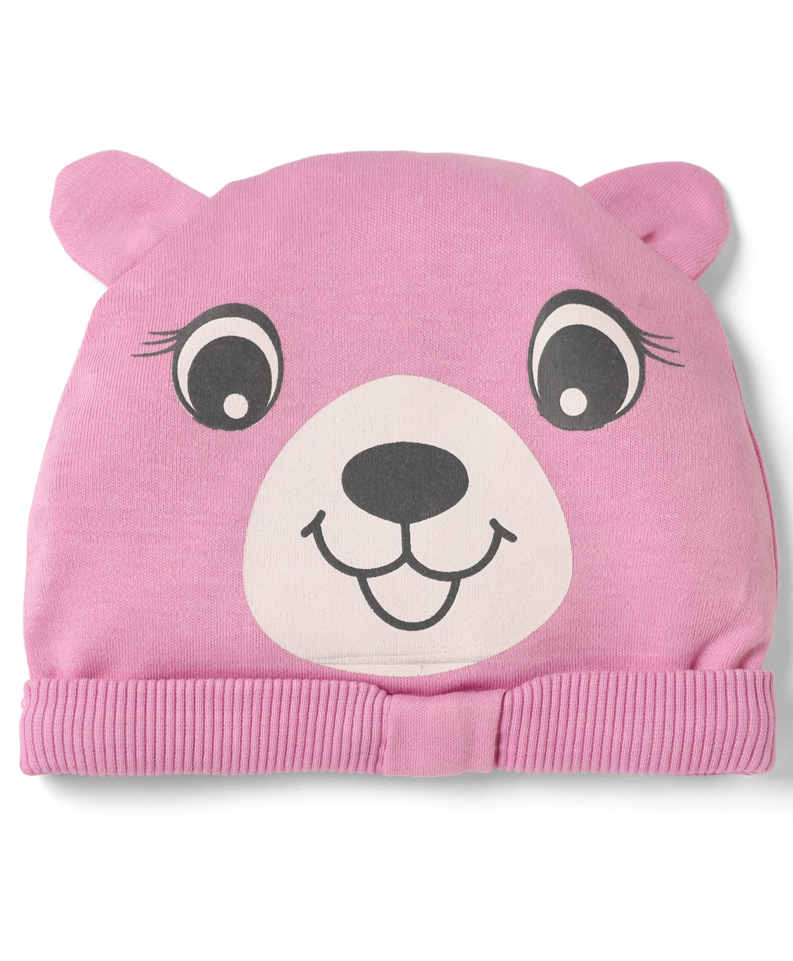 Babyoye 100% Cotton Interlock Knit Solid Cap With Puppy Print Purple - Diameter 15 cm-picture-28
