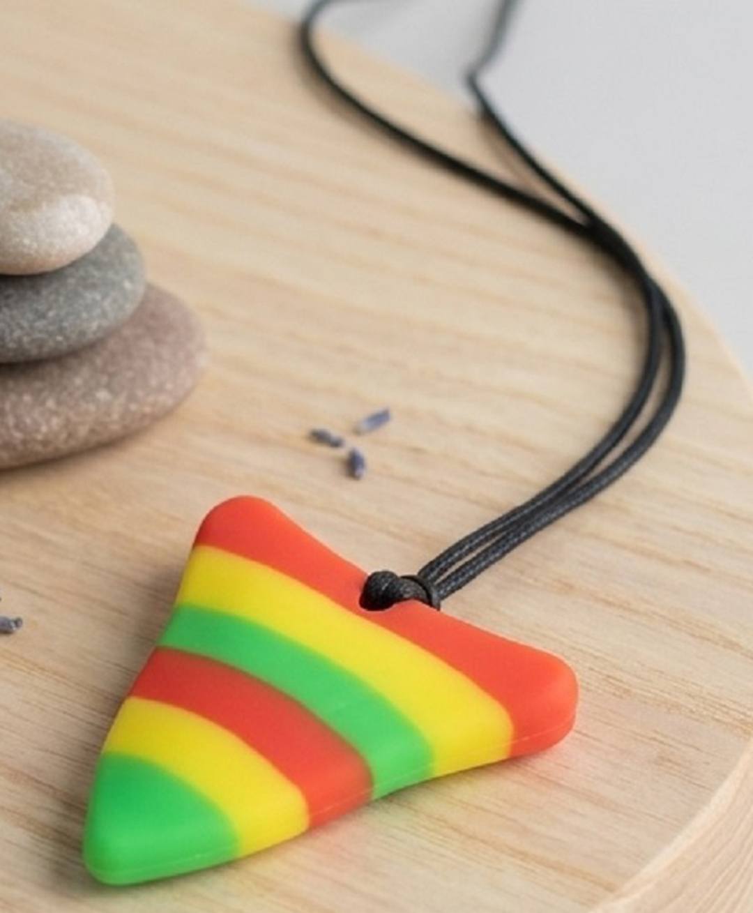 Ortis Silicone Teether Necklace Soft Chewy Teethers - Multicolor-image-16