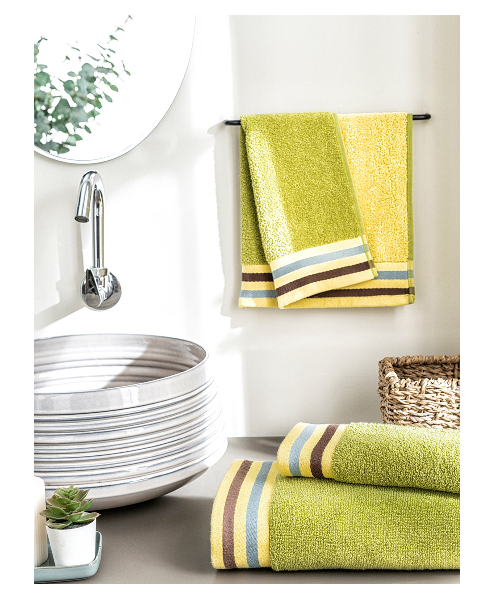 d'decor D Décor Zest Hand Towel - Lemon Green-picture-22