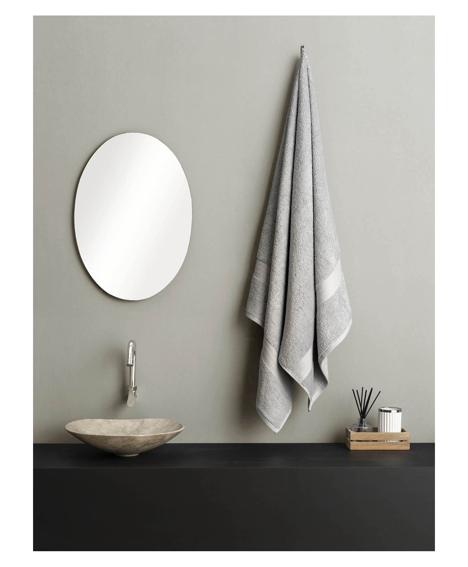 d'decor D Décor Brio Bath Towel Plata - Grey-picture-21