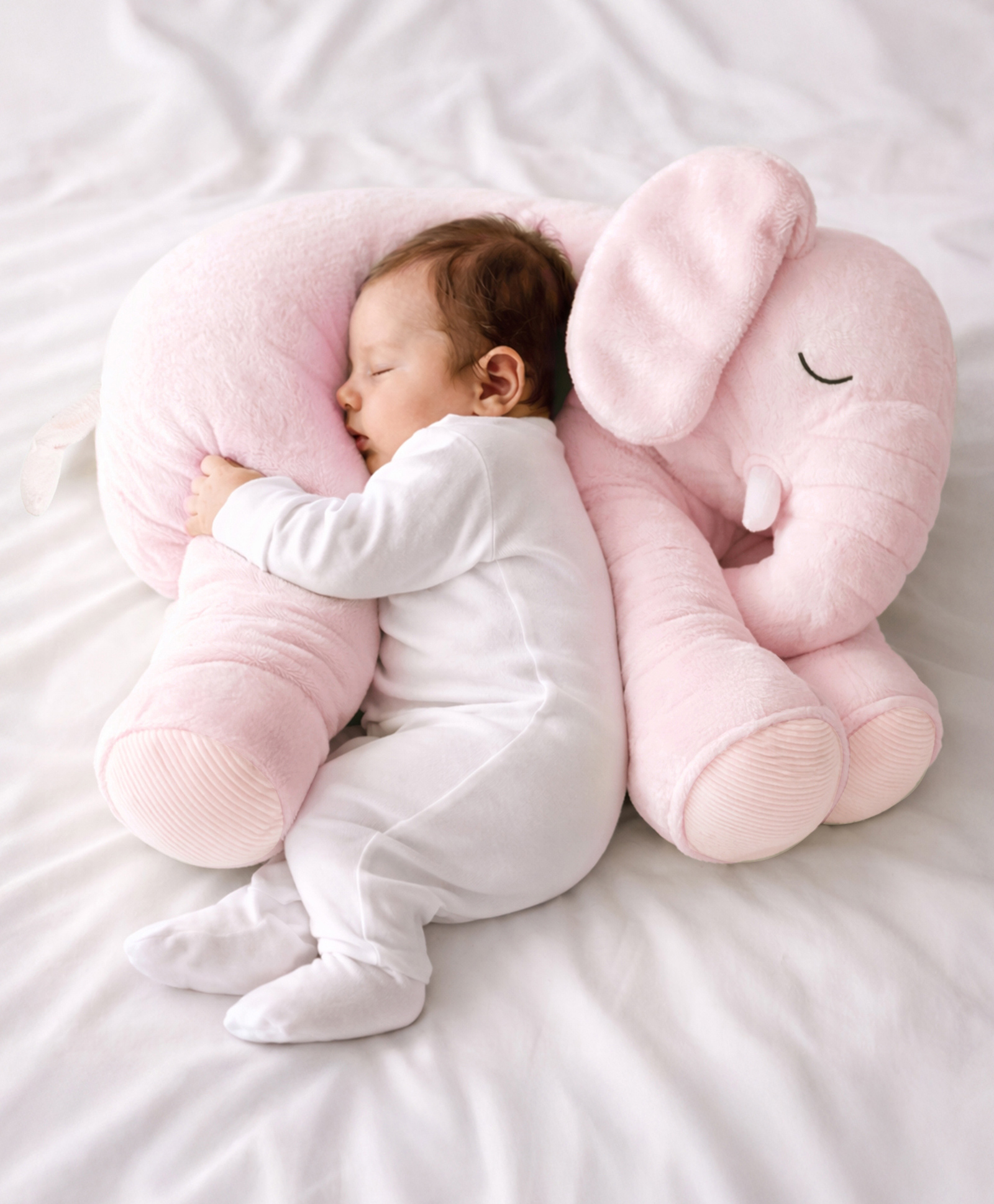 Mi Arcus Baby Elephant Shape Soft Plush Toy- Pink-image-29