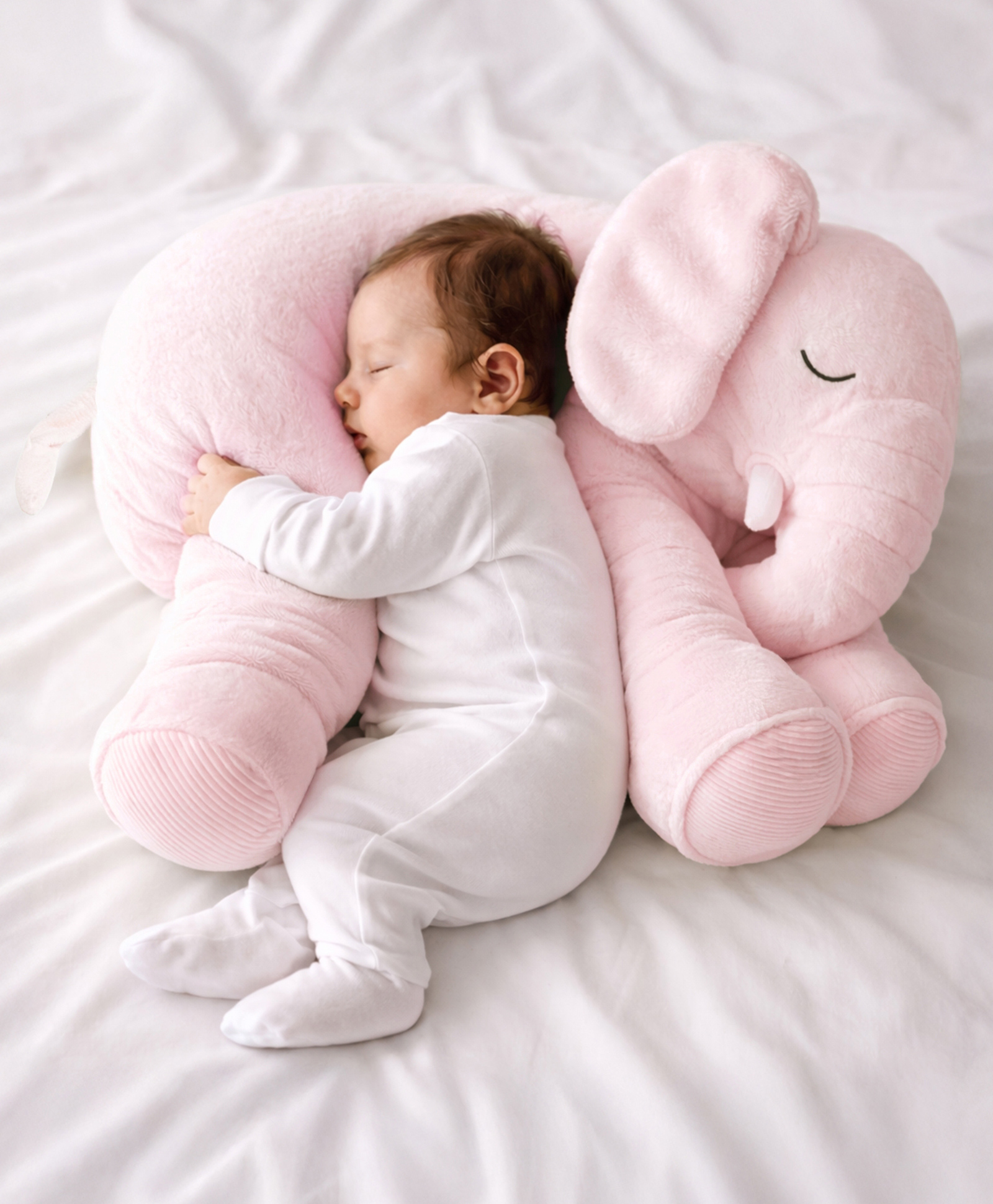 Mi Arcus Baby Elephant Shape Soft Plush Toy- Pink-picture-39