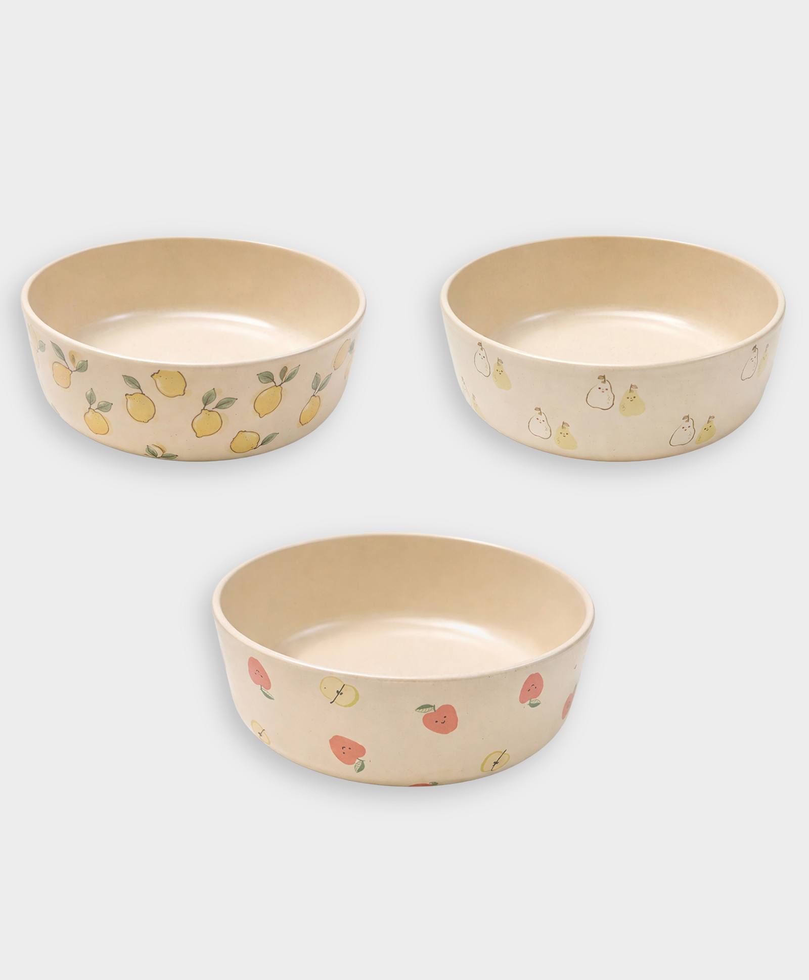 Mi Arcus 100% Melamine Printed Bowl Set Pack of 3- Multicolor-image-6