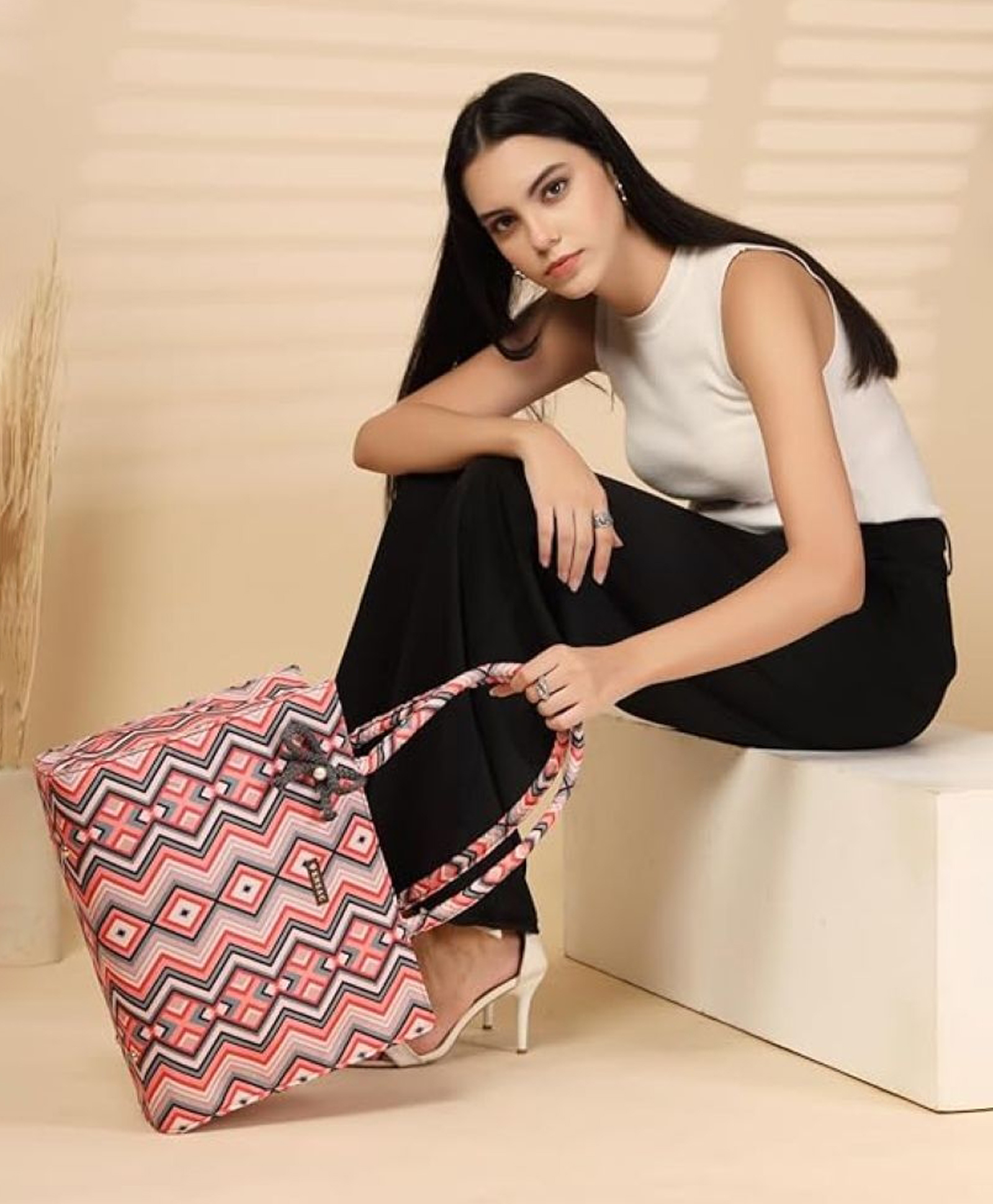 ENSAC Ethnic Tote Bag for Women & Girls | Large Canvas Shoulder Bag, Stylish Designer Handbag-picture-27