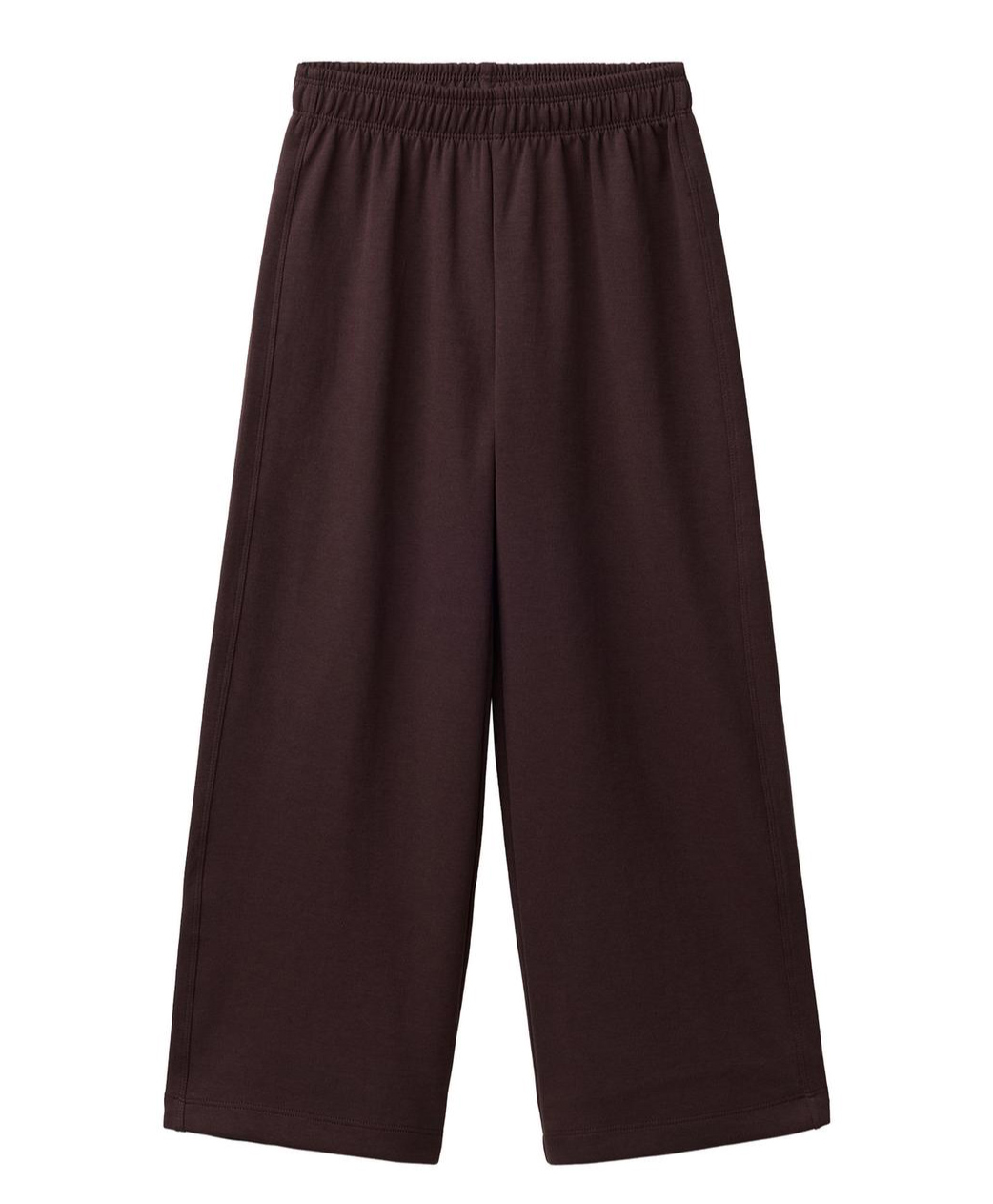 ALAN JONES Cotton Blend Knit Solid Pants - Brown-picture-31