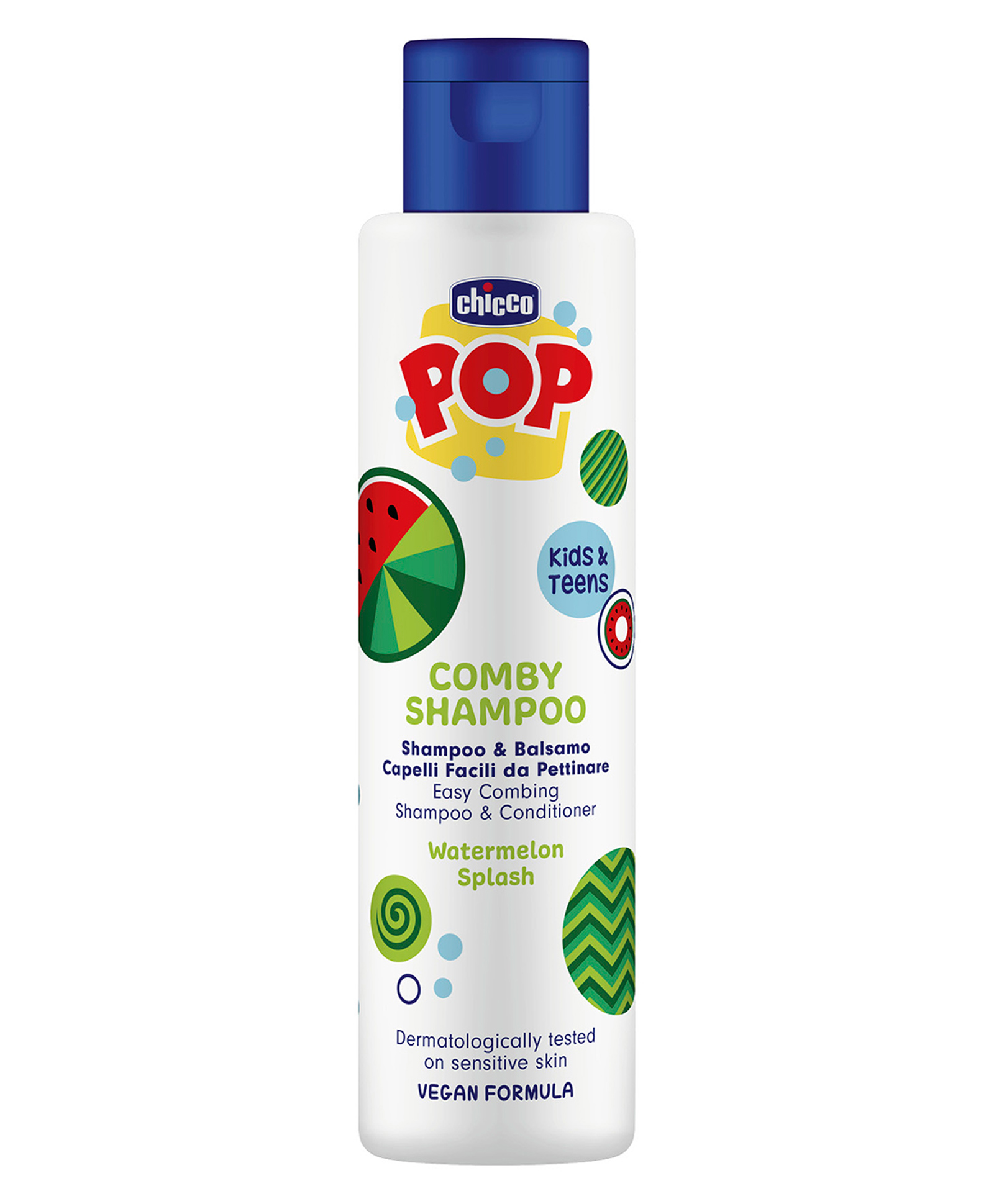 Chicco POP Watermelon Splash 2 in 1 Comby Shampoo & Conditioner - 250 ml-picture-12