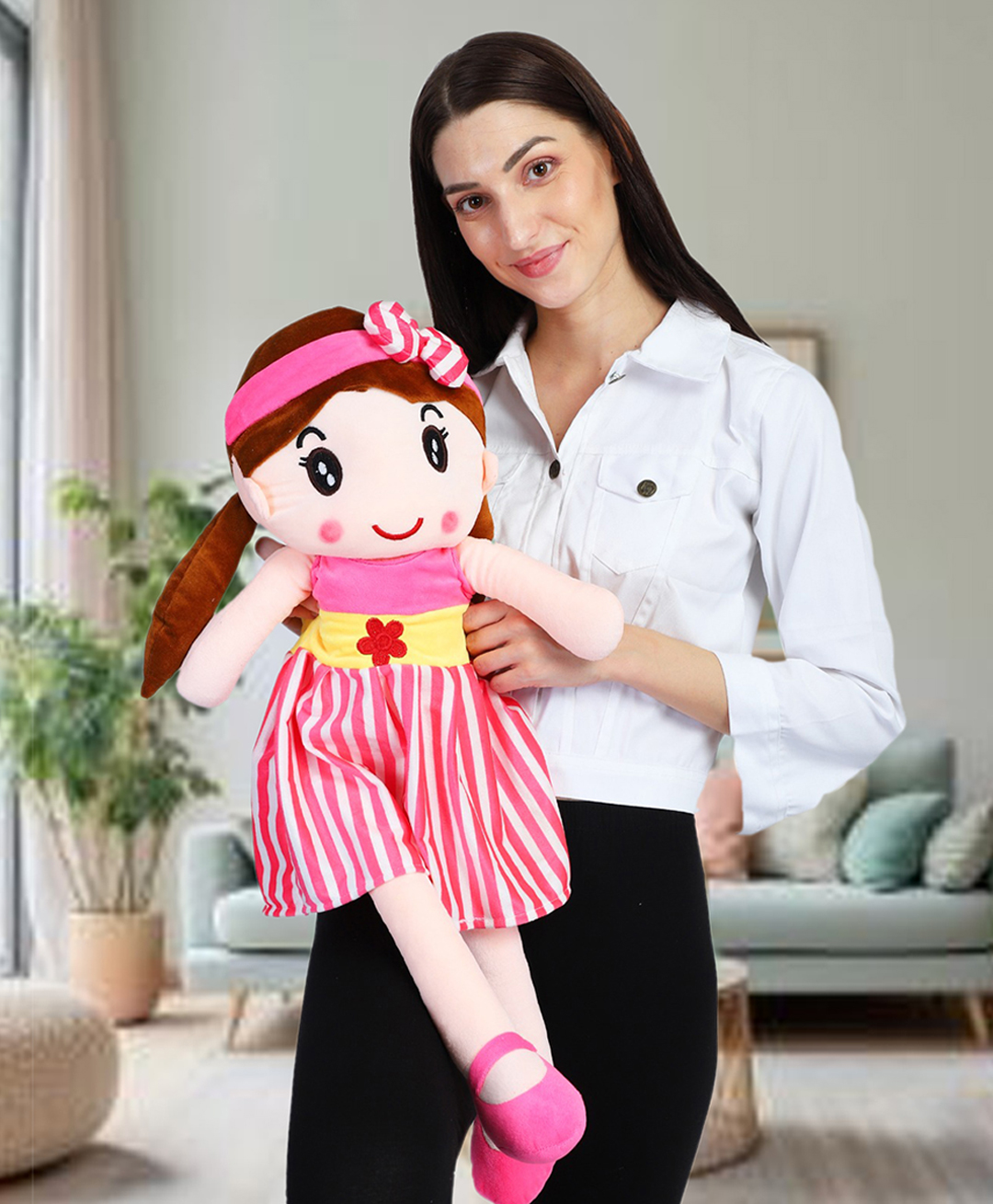Besties 45 cm Plush Super Soft Huggable Candy Doll - Pink-image-48