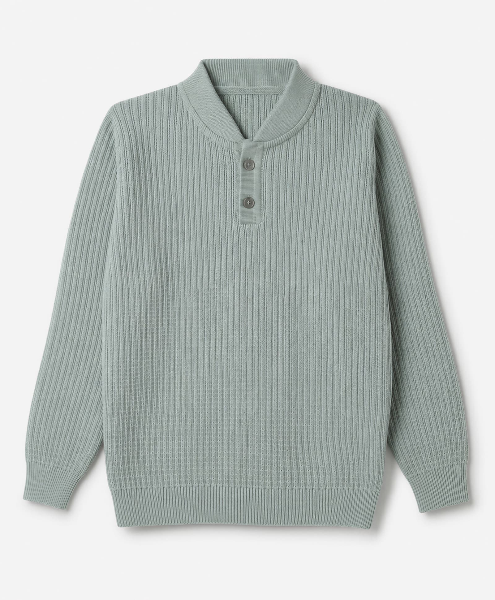 Yellow Apple Knit Full Sleeves Winter T-Shirt - Mint-image-48