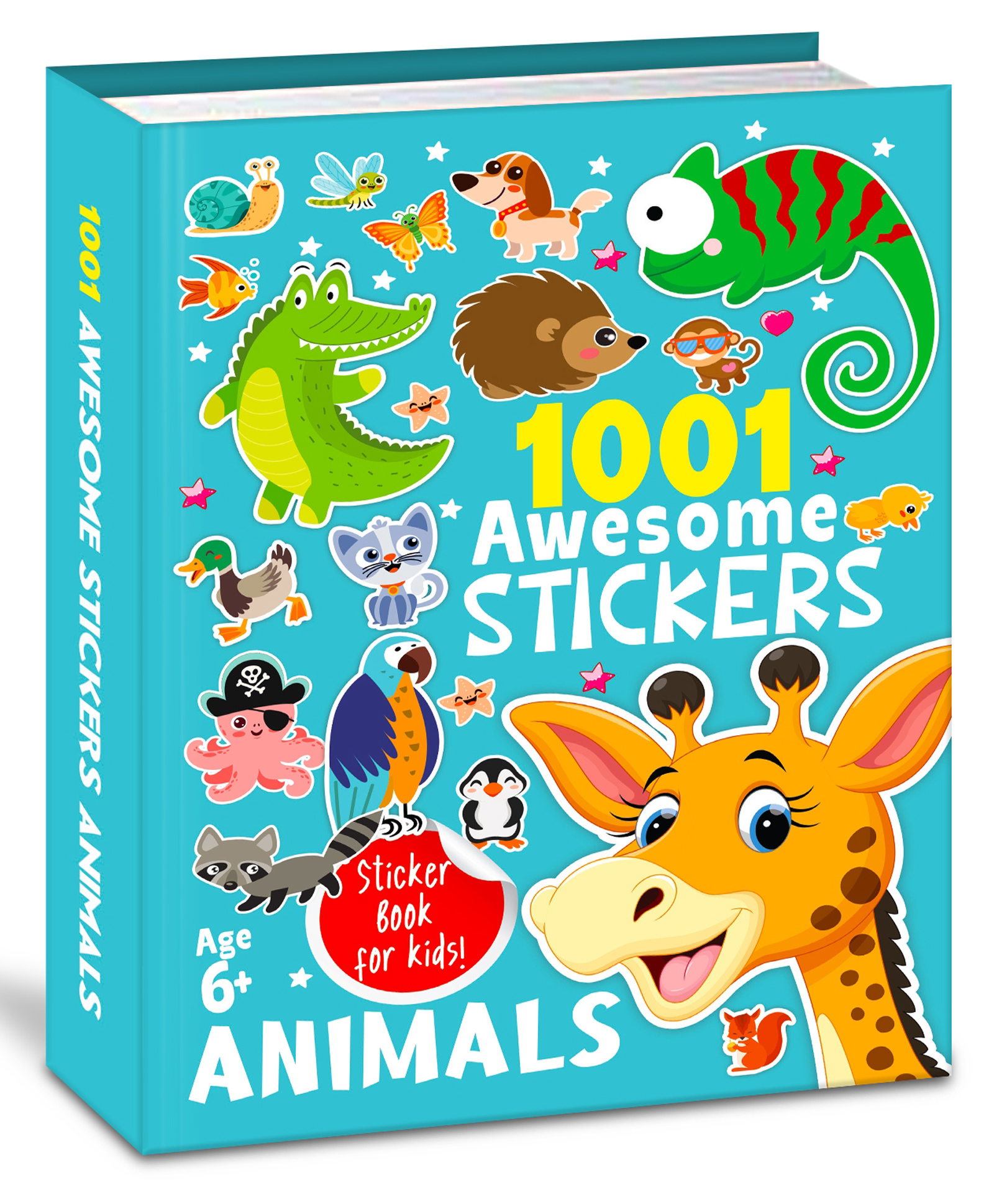 hellofriend books 1001 Awesome Animals Sticker Book; Fun Animal Stickers and Activity Book for Kids, Toddlers, Preschoolers, Early Learning by Hellofriends - English-picture-17