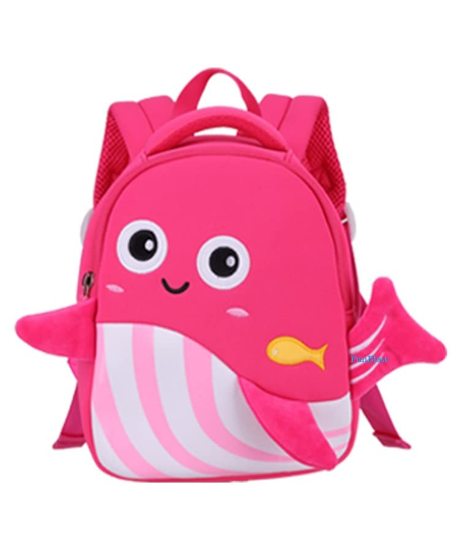 FunBlast Cartoon Theme Fancy Bag for Boys & Girls Pack of 1 Pink - 9.8 Inches-picture-33