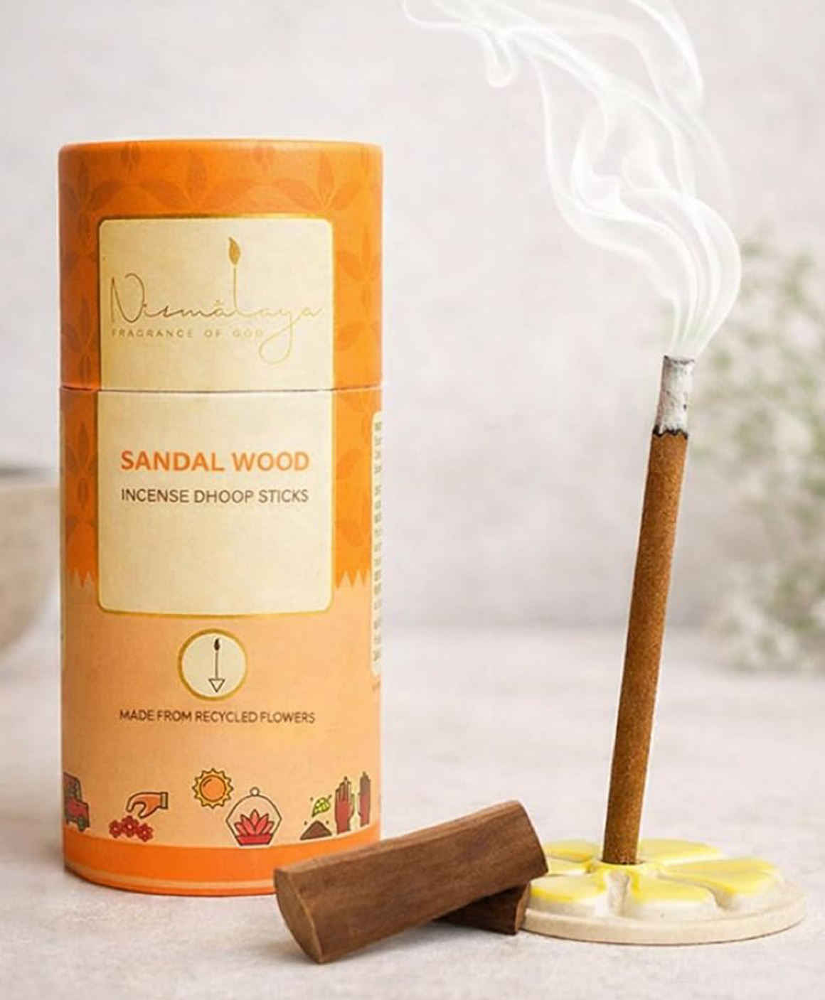 Nirmalaya Sandalwood Dhoop Sticks Natural Fragrance-image-5