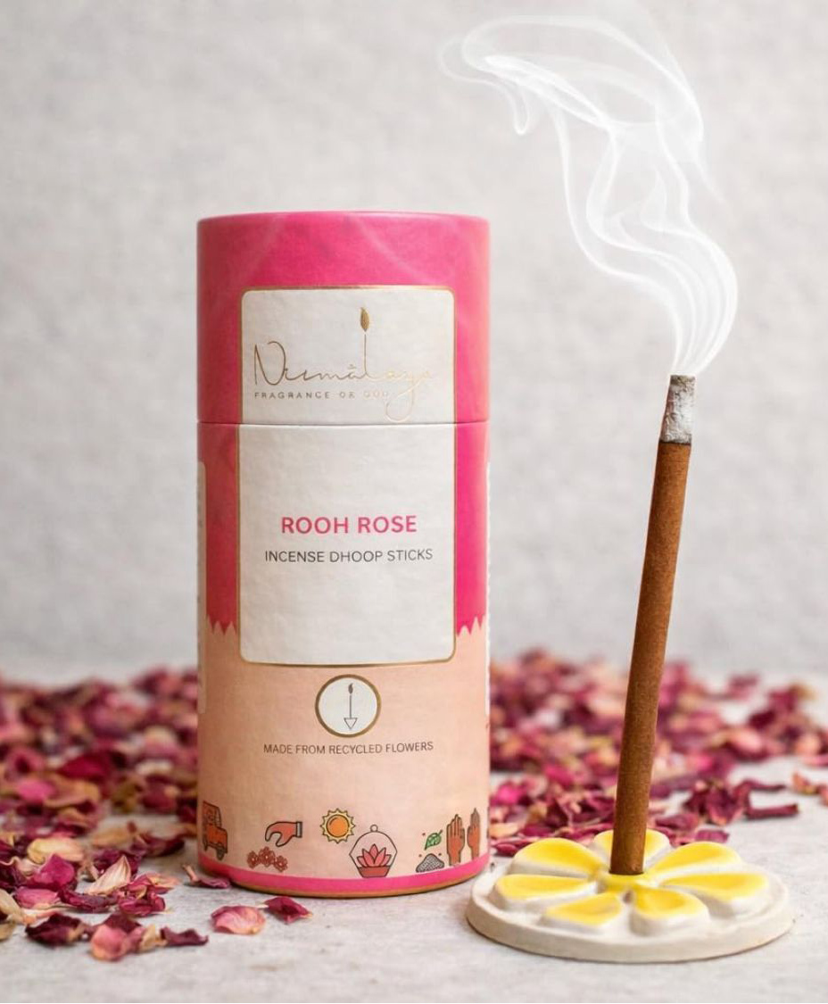 Nirmalaya Rooh Rose Bambooless Dhoop Floral Aroma-image-19