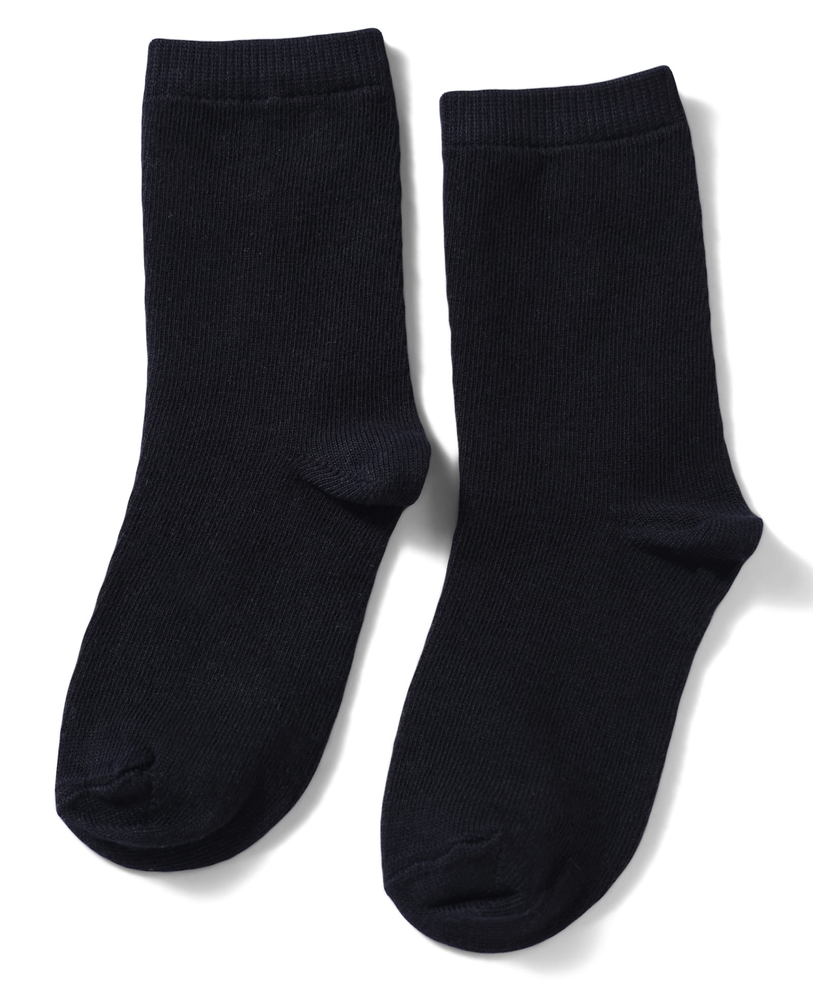 Mustang Cotton Knit Full Length Solid Colour School Socks - Black-image-3