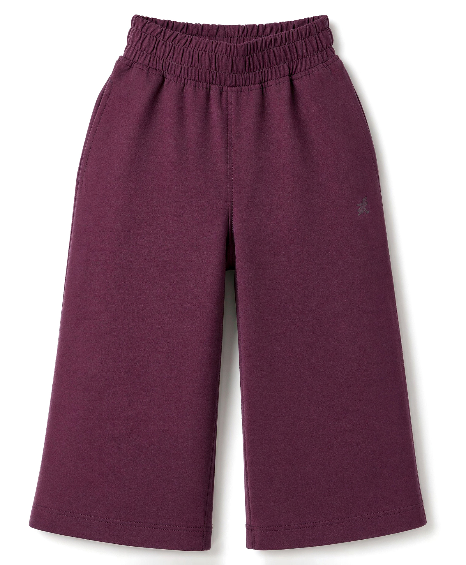 Doreme Single Jersey Knit Full Length Solid Color Lounge Pant - Wine-picture-10
