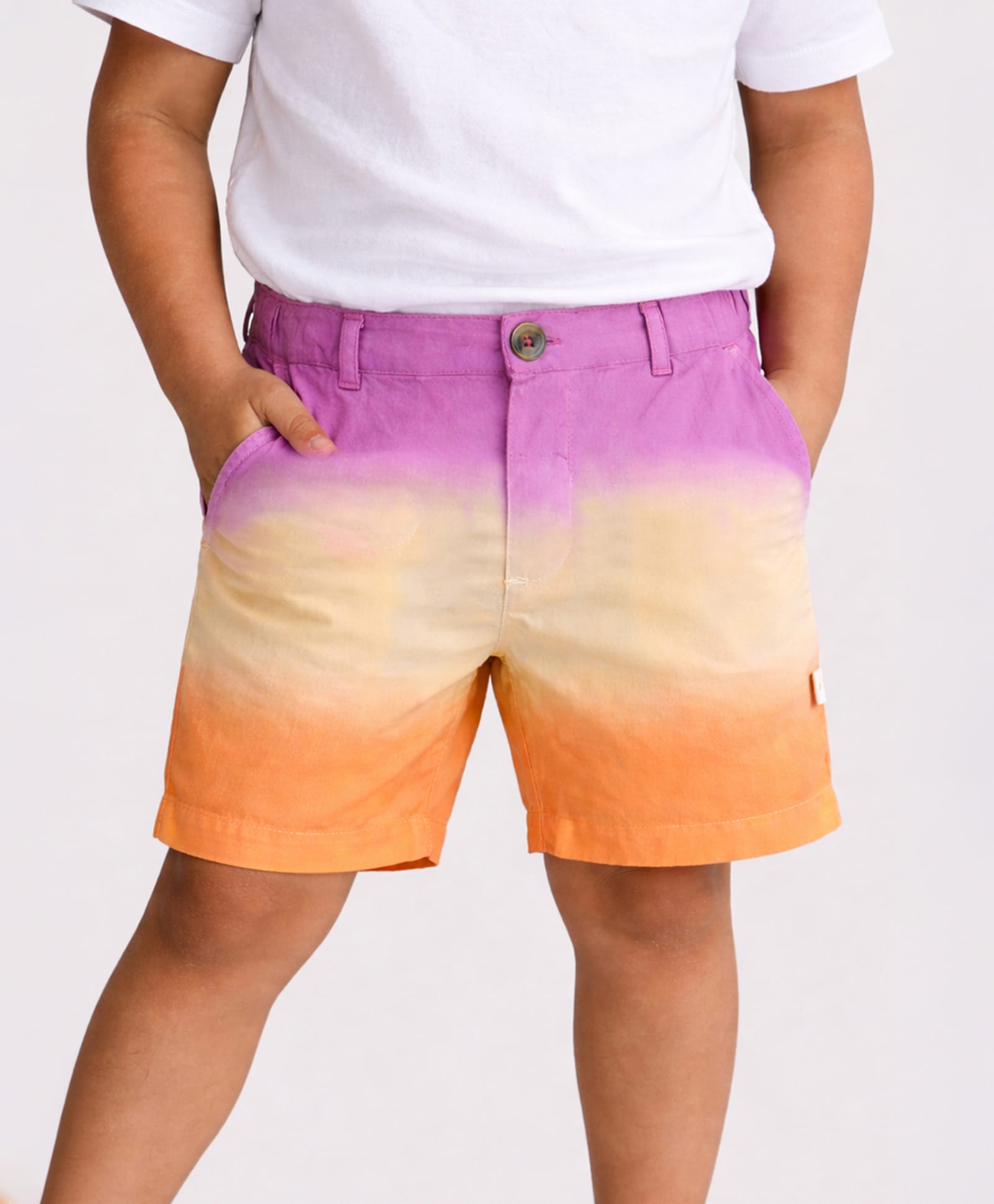 Somersault Cotton Woven Tie Dye Shorts - Multi Colour-image-15