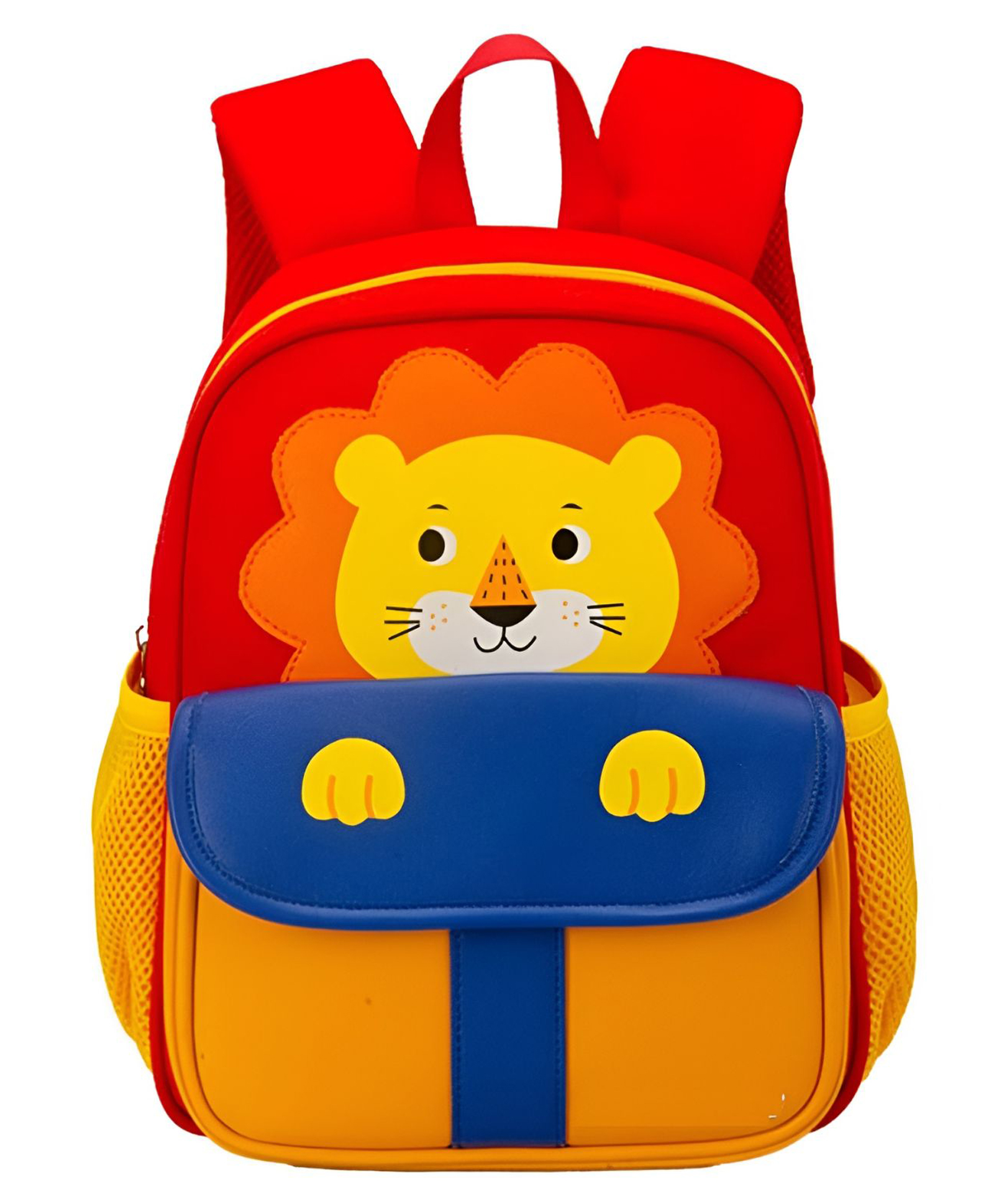 SCHOOLISH 13.5 Inches Lion Design Schoolbag New Style Primary Kindergarten and School bag for kids- PACK OF 1- COLOR MAY VARY-image-37