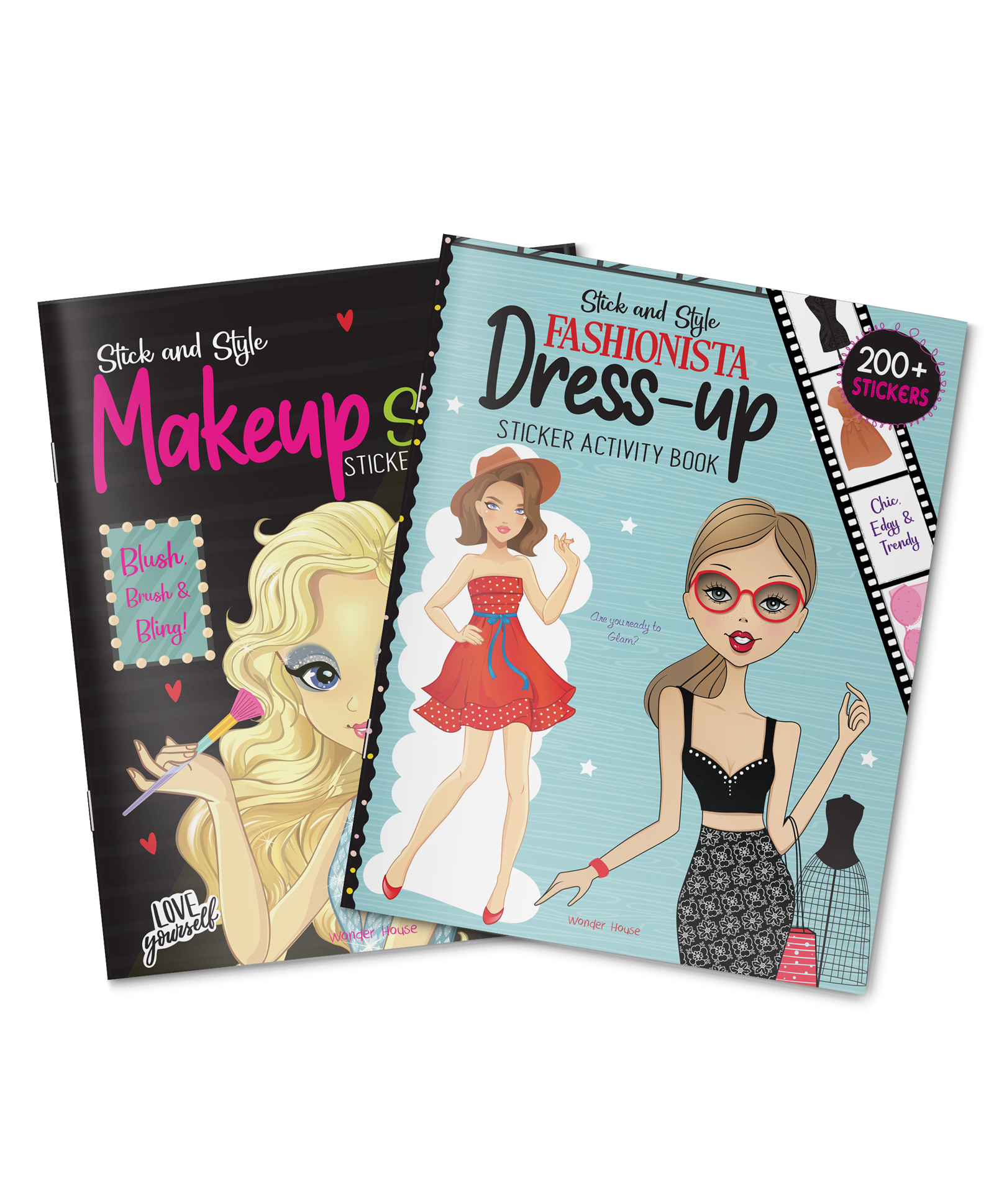 Stick and Style - Fashionista Dress-up (Sticker Activity Book),Stick and Style , Pack of-2-English-image-39