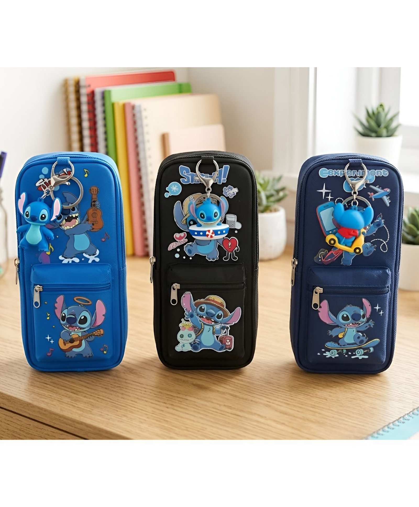 SCHOOLISH Large Main Section For Bulkier Items And Smaller Front Zippered Pocket For Quick-Access Stationary Like Erasers Or Sharpeners - PACK OF 1 - COLOR MAY VARY-picture-14
