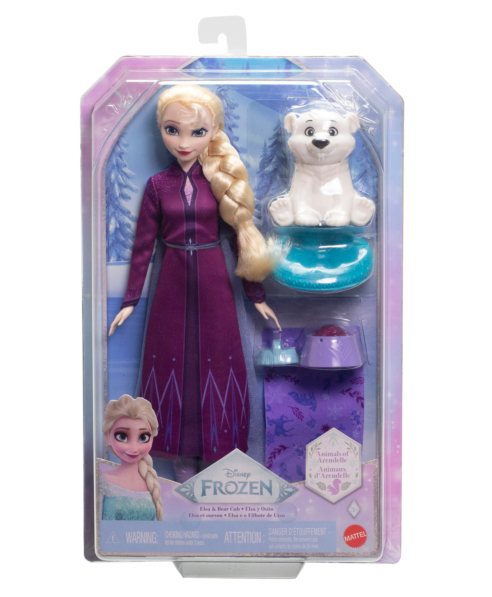 Disney Frozen Elsa Doll & Bear Cub With Accessories - Multicolor-picture-13