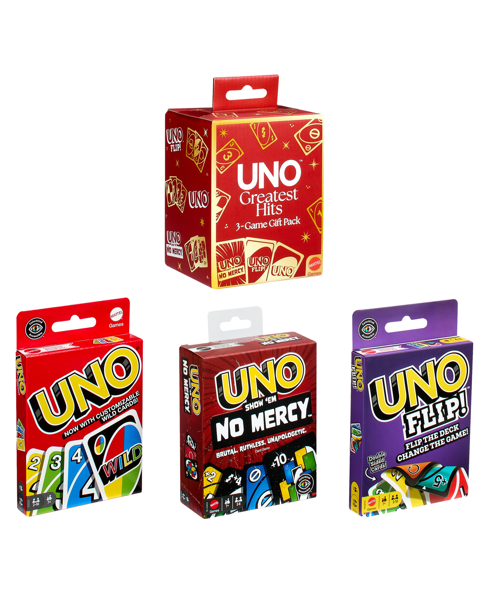 mattel UNO Greatest Hits 3-Game Gift Pack-picture-25