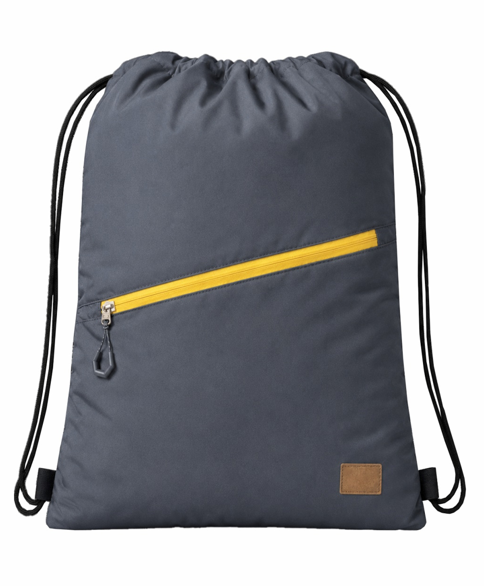Pearlbags 18 Inches Premium Solid Drawstring Backpack - Grey-image-35