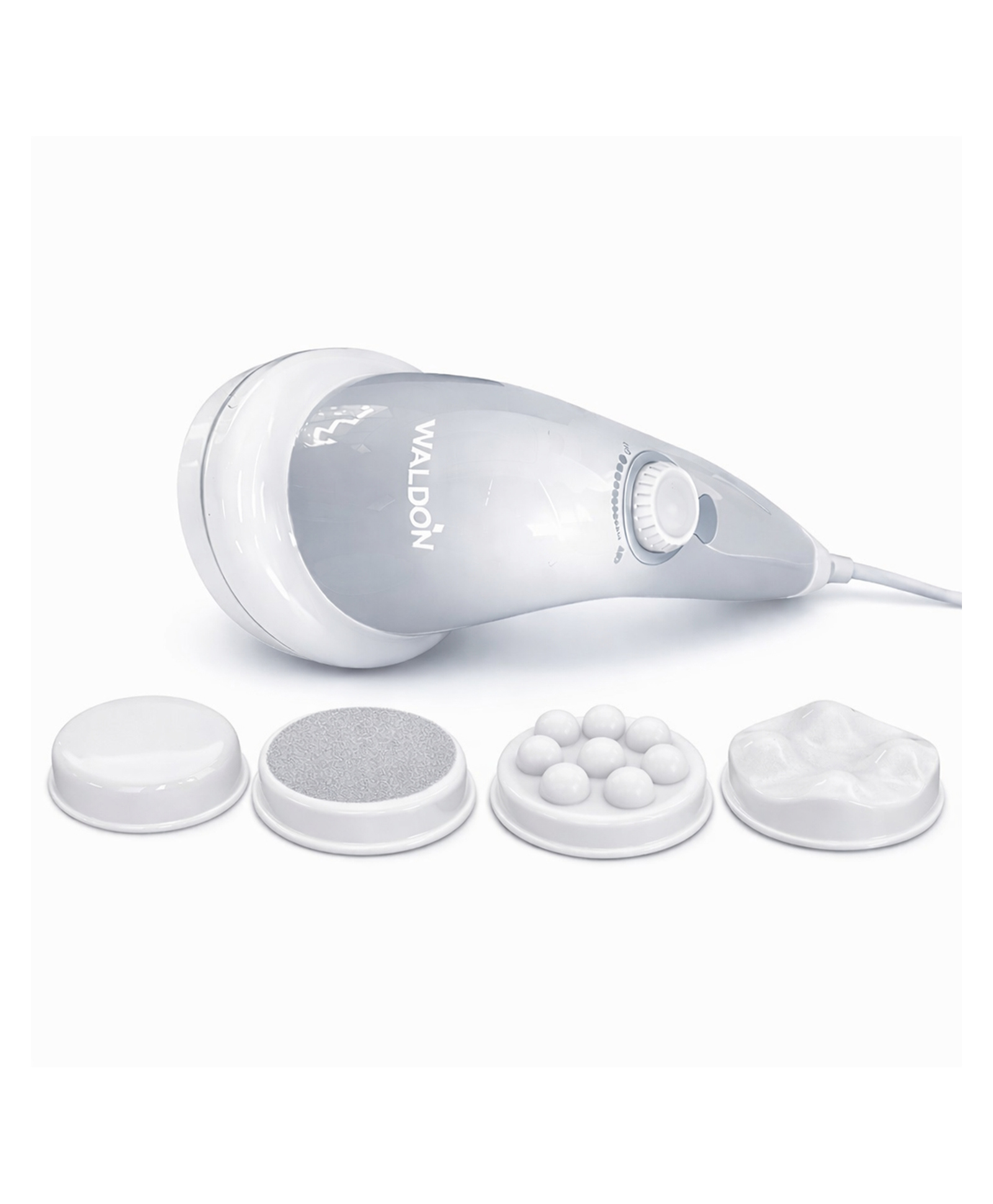 Dr. Odin OEM101 Electric Handheld Manipol Full Body Massager With 4 Massage Heads & Variable Speed Settings For Pain Relief and Relaxation | Back, Leg & Foot With 1 Year Warranty, White-picture-5