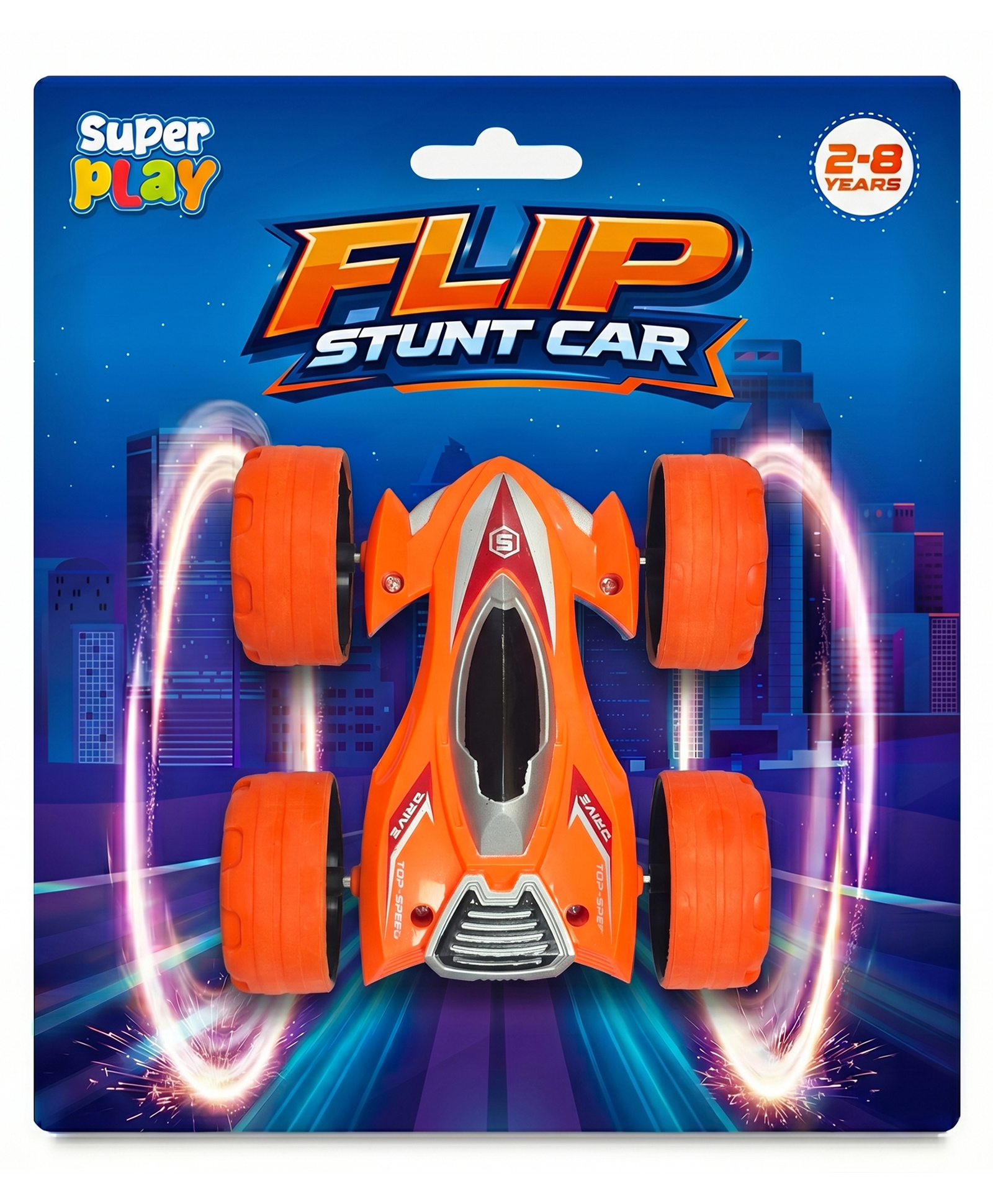 Superplay Flip Stunt Car for Kids, Double-Sided Toy Car with Big Wheels, Push & Go Friction Powered Car, No Battery Vehicle Toy, Gift for Boys & Girls Ages 2, 3, 4, 5, 6, 7, 8-picture-15