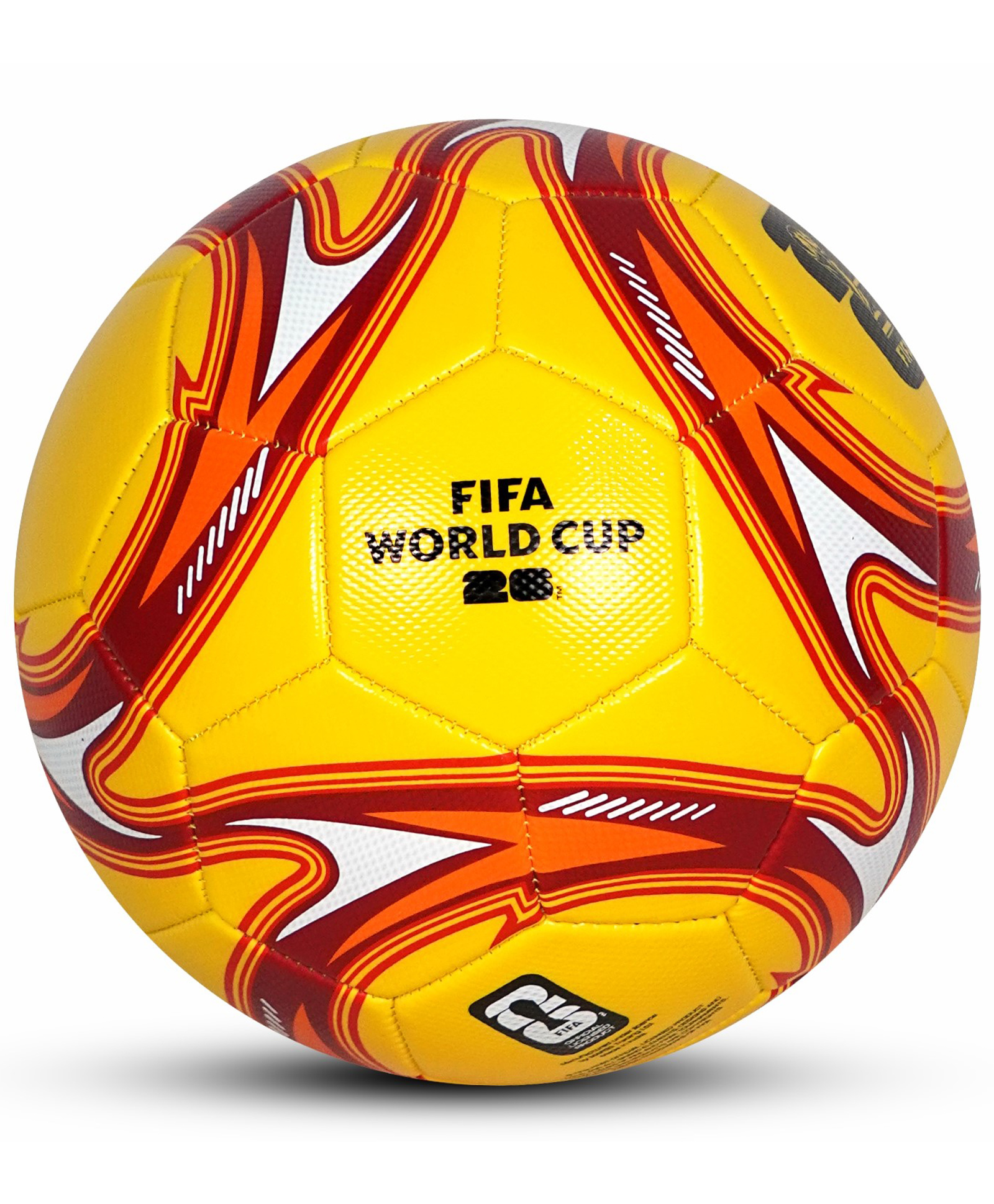 Hamleys Official FIFA World Cup 2026 Splash Size 5 Match Football - Yellow-image-37