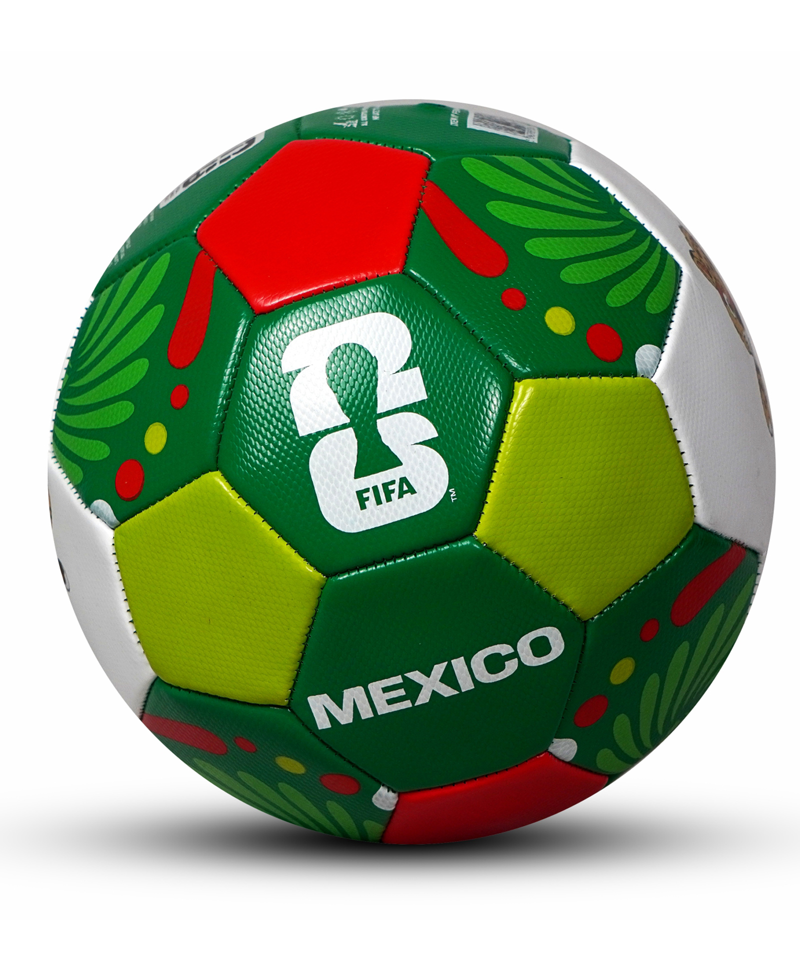 Hamleys Official FIFA World Cup 2026 Mex Zayu Size 5 Match Football - Green-image-38