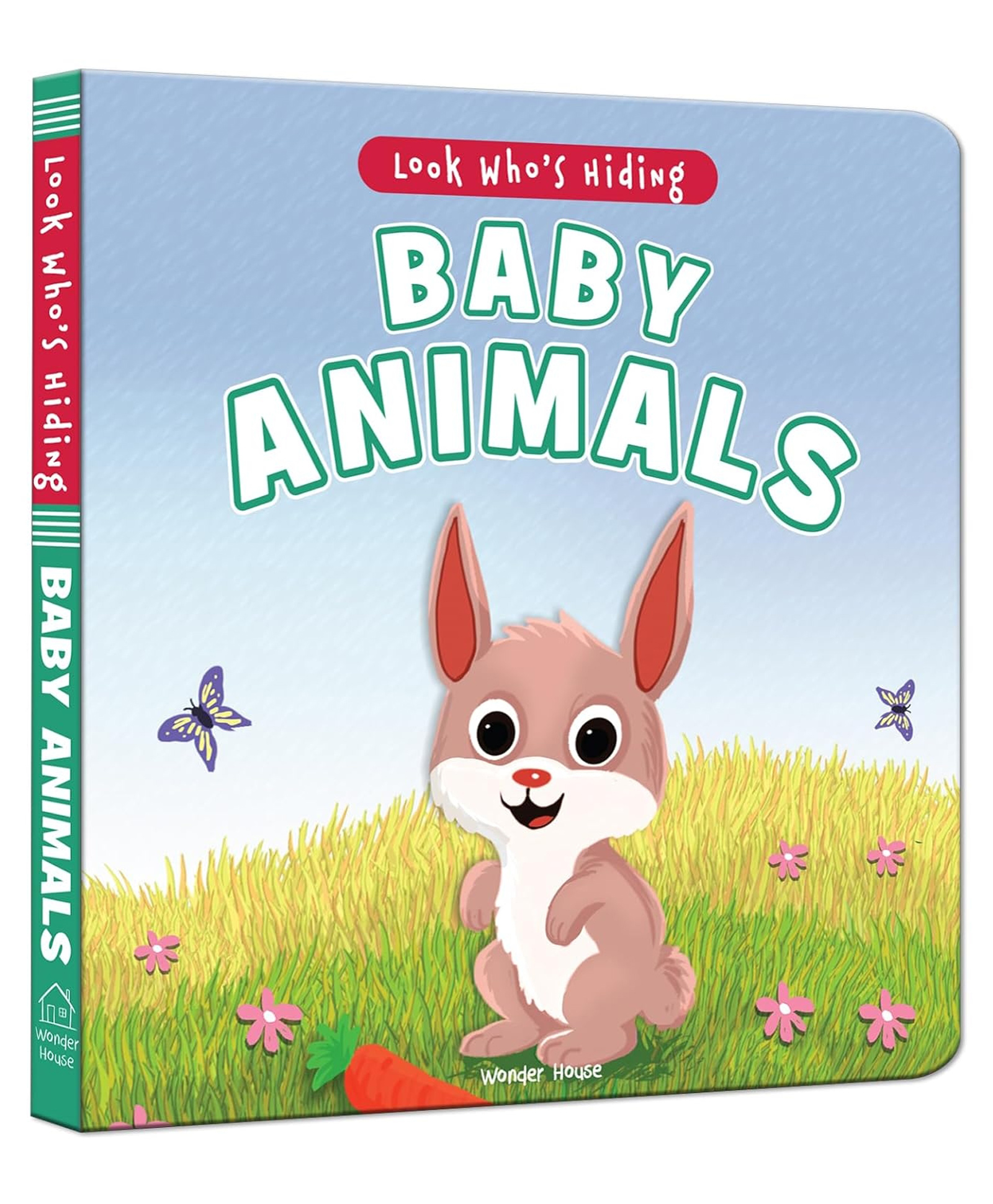 Look Who's Hiding: Baby animals : Pull The Tab Novelty Books For Children,Look Who's Hiding , Pack of-1 by Wonder House Books - English-image-38