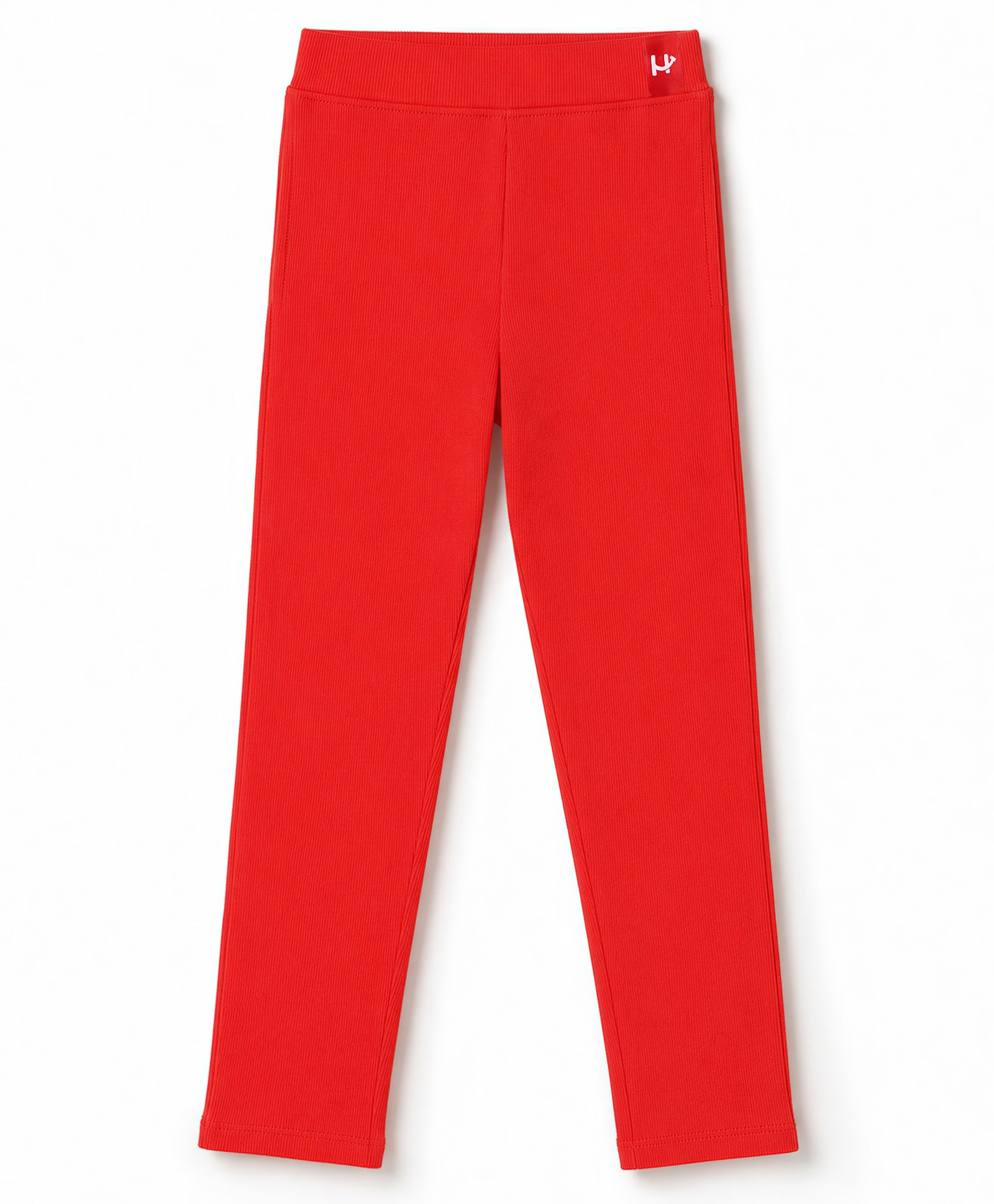 Honeyhap Premium Cotton Elastane Knit Full Length Solid Leggings With Bio Finish - Red-picture-35