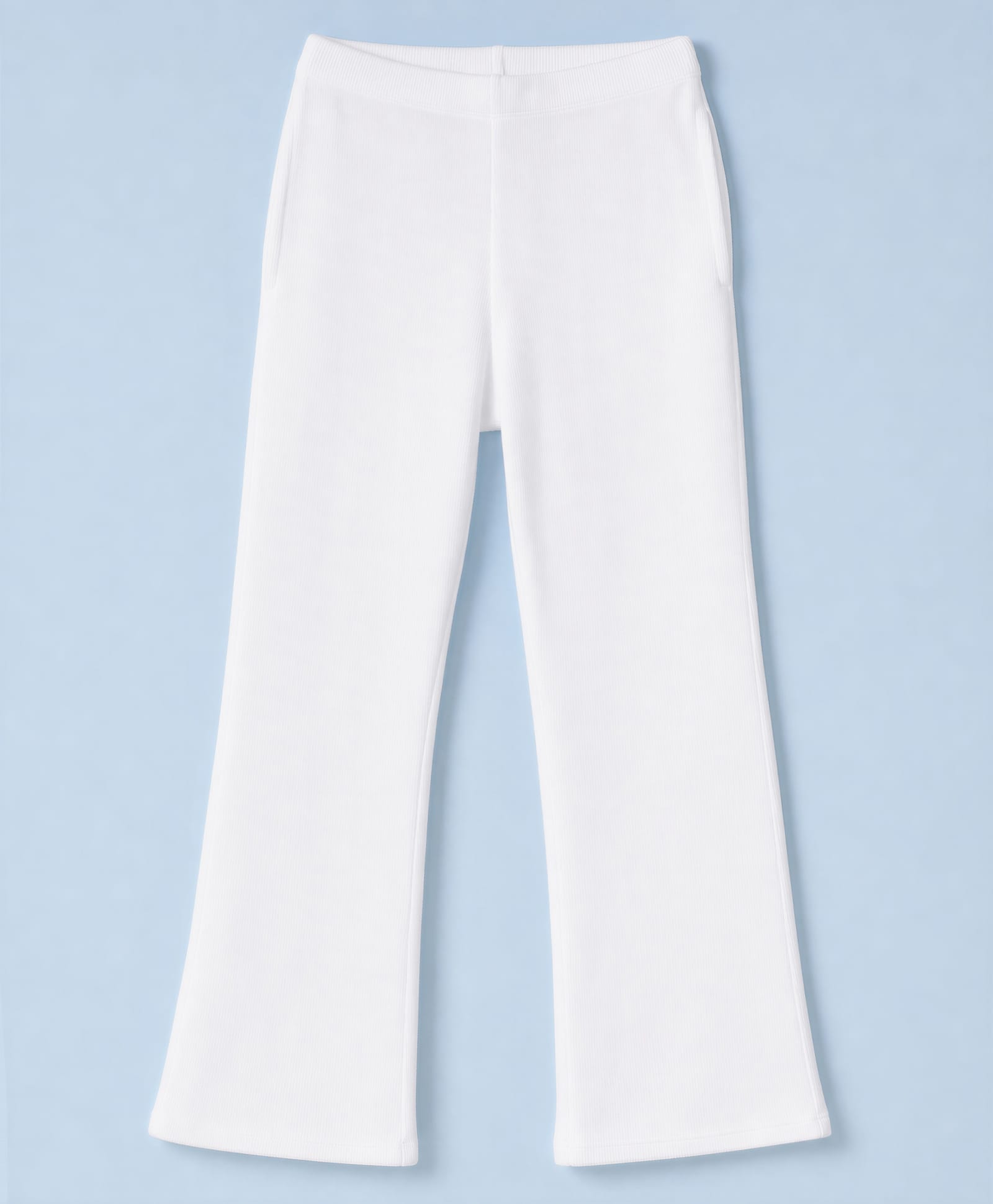 Honeyhap Premium Cotton Elastane Knit Full Length Solid Leggings With Bio Finish - Bright White-picture-23