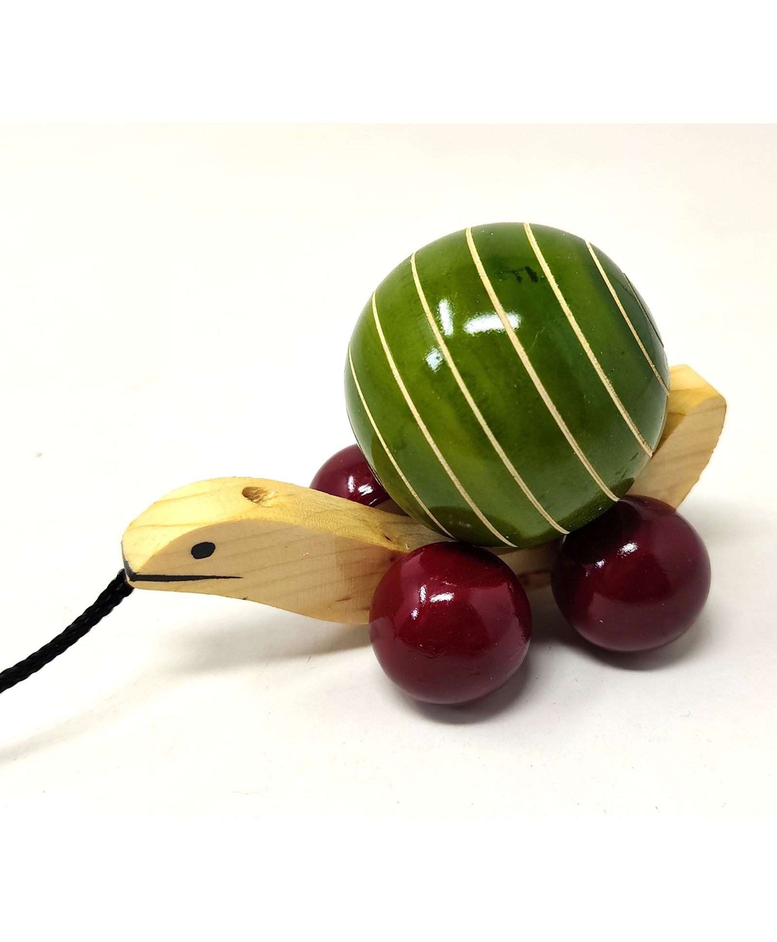 A&A Kreative Box Wooden Rolling Ball Turtle- Green-picture-24