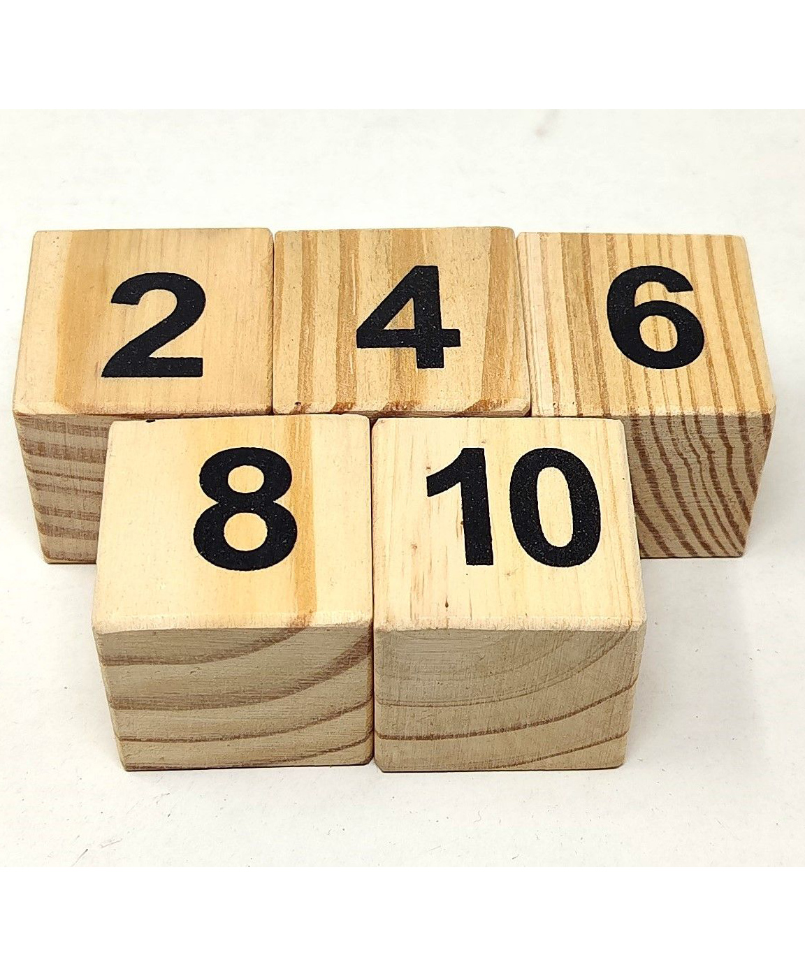 A&A Kreative Box Educational Wooden Number Cubes Set- Brown-image-21