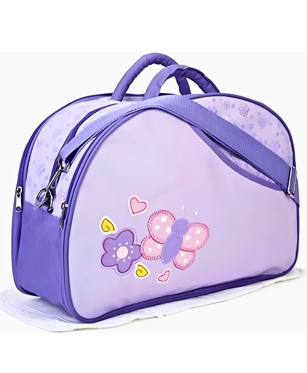 Mumma'sLuv Purple Diaper Bag for Travel & Hospital Use Spacious & Lightweight Multi-Compartment Baby -Purple-image-40