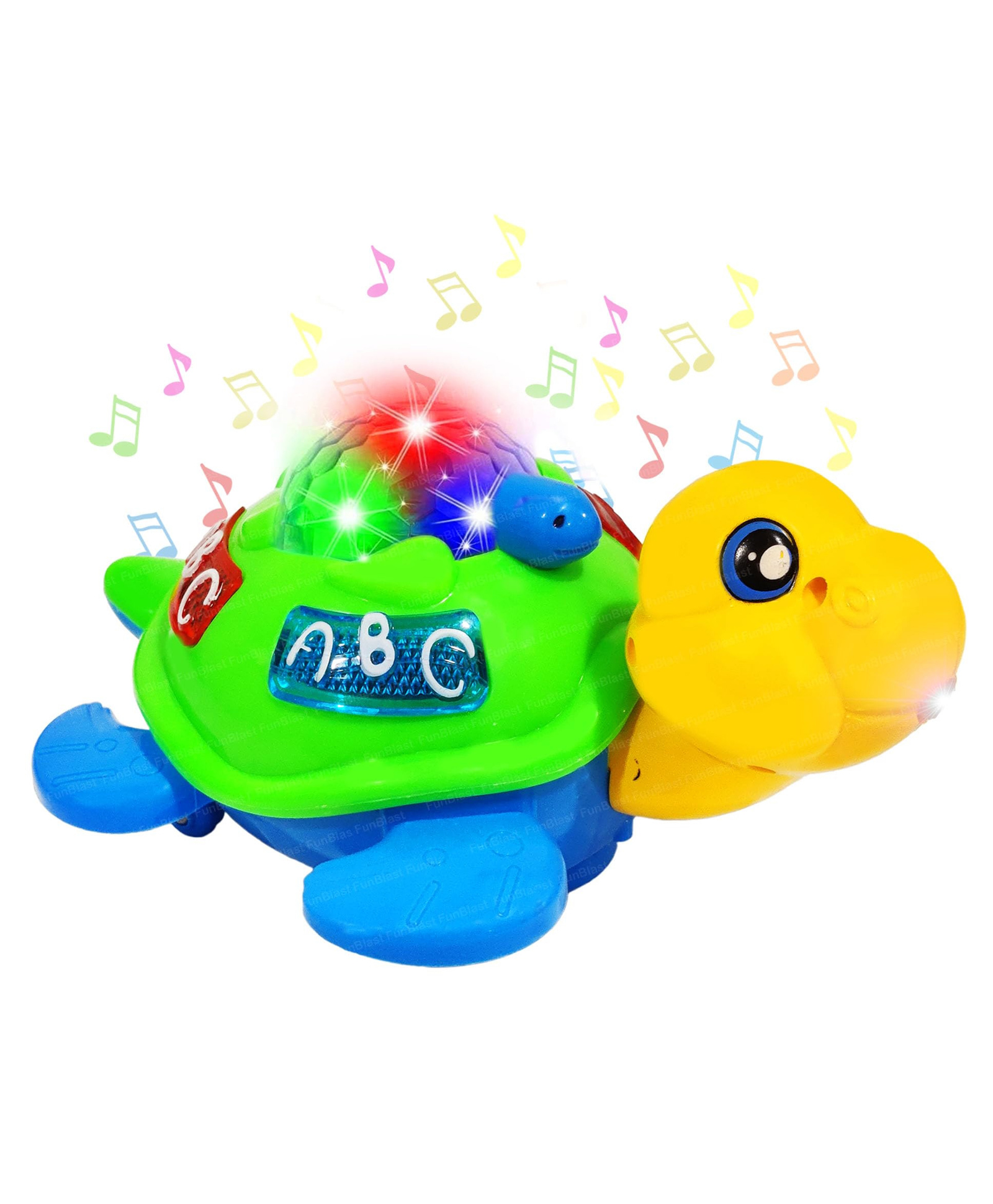 FunBlast Dancing Turtle Toys with Light and Sound for Kids Pack of 1 (Multicolor)-image-18