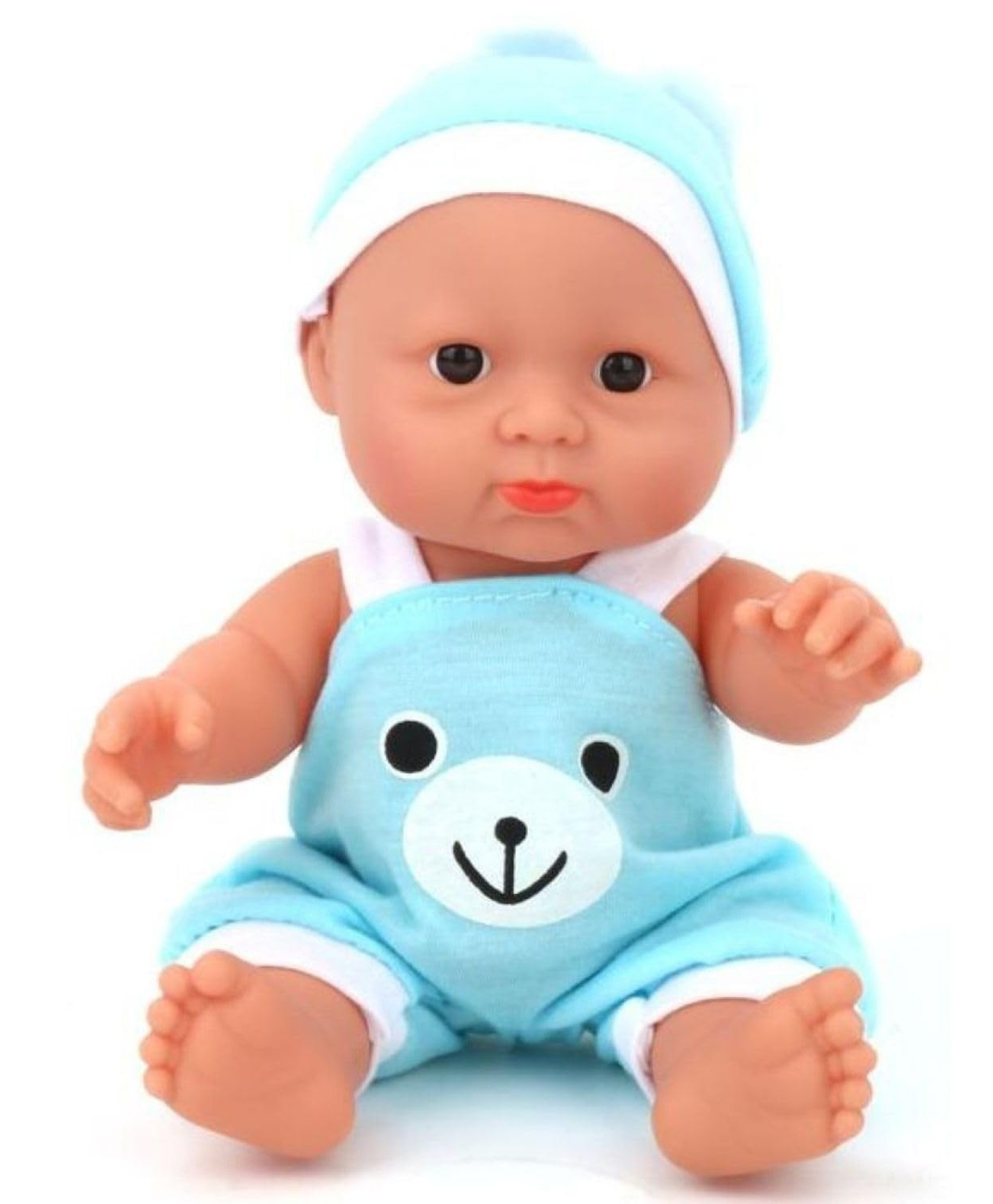 FunBlast 22 cm Realistic Baby Doll Toy for Kids with Rotatable Arms & Legs - Pack of 1 (Blue)-picture-26