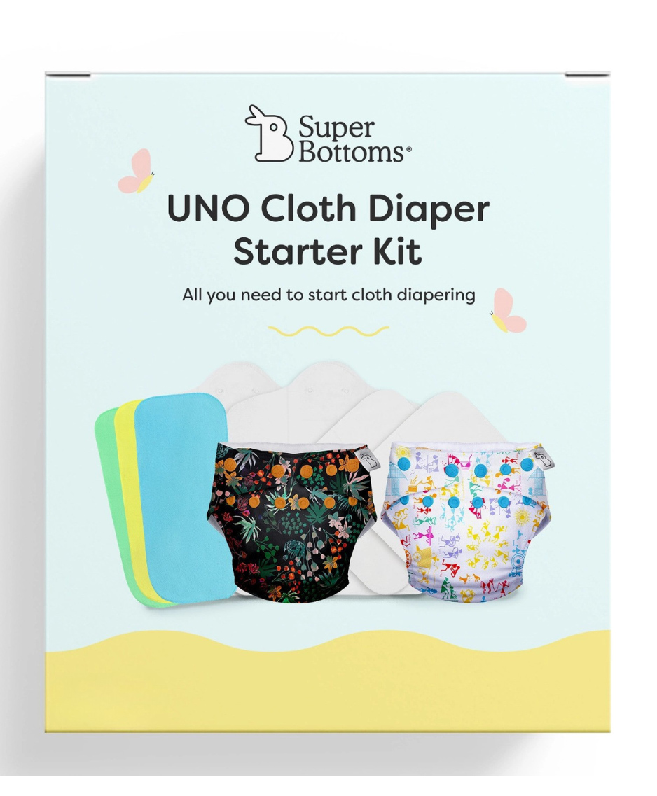 SuperBottoms Freesize UNO Cloth Diaper Trial Kit with 2 Freesize UNO, 2 booster pads & 3 Reusable liners for babies | 3M to 3Y-image-47