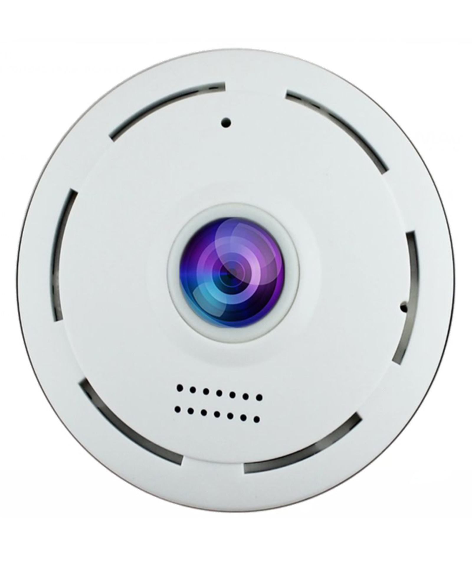 Ausha 360 Degree Panoramic Fisheye Security CCTV Camera with Motion Detection |Two-Way Audio | WiFi | Night Vision | V380 App Mobile Connectivity IP Smart CC Camera for Home, Shop & Office, White-picture-36