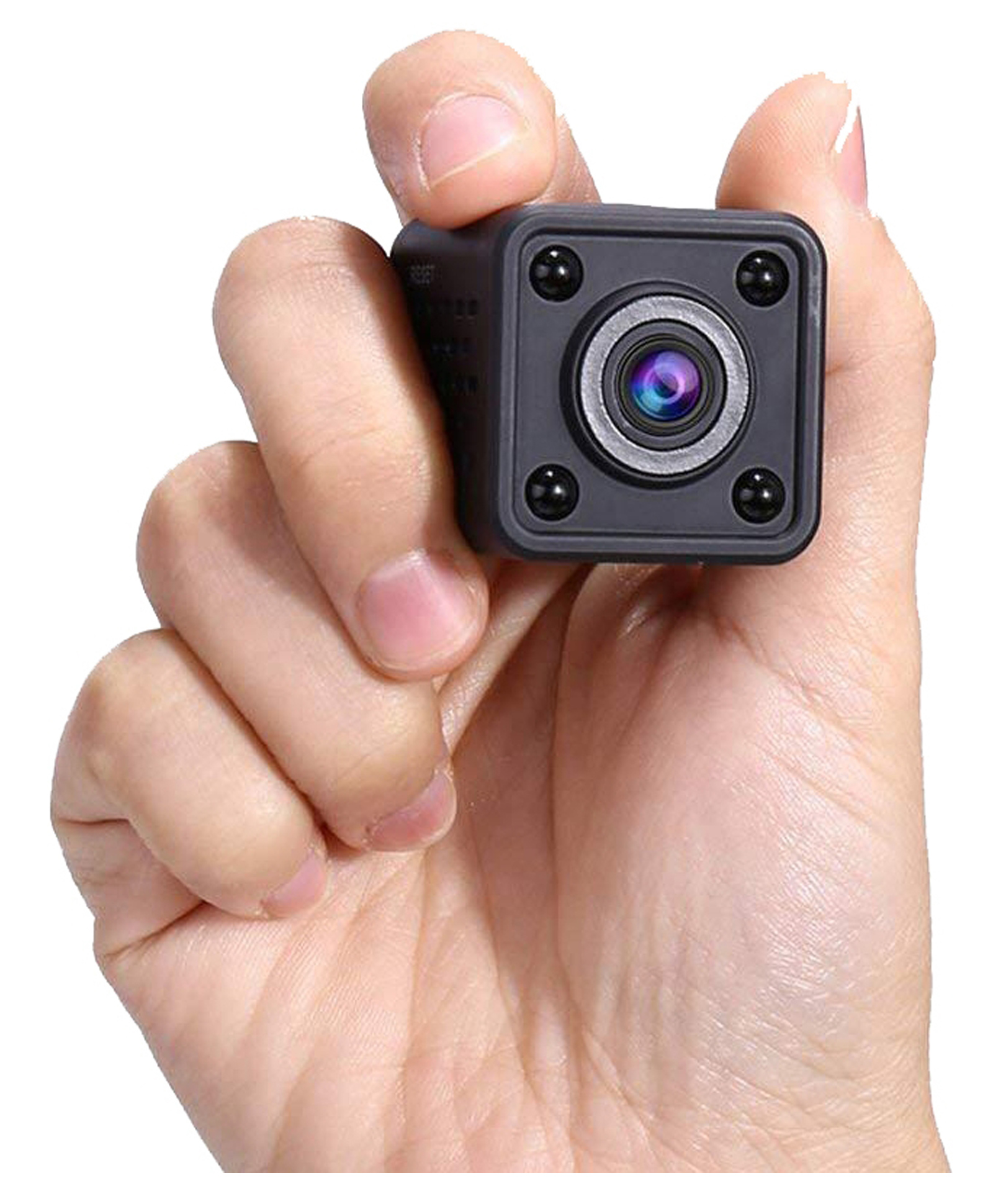 Ausha Spy Camera Wireless Hidden WiFi Mini Camera HD 1080P Portable Home Security Cameras Nanny Cam Small Indoor Outdoor Video Recorder Motion Detection Night Vision, Black-image-1