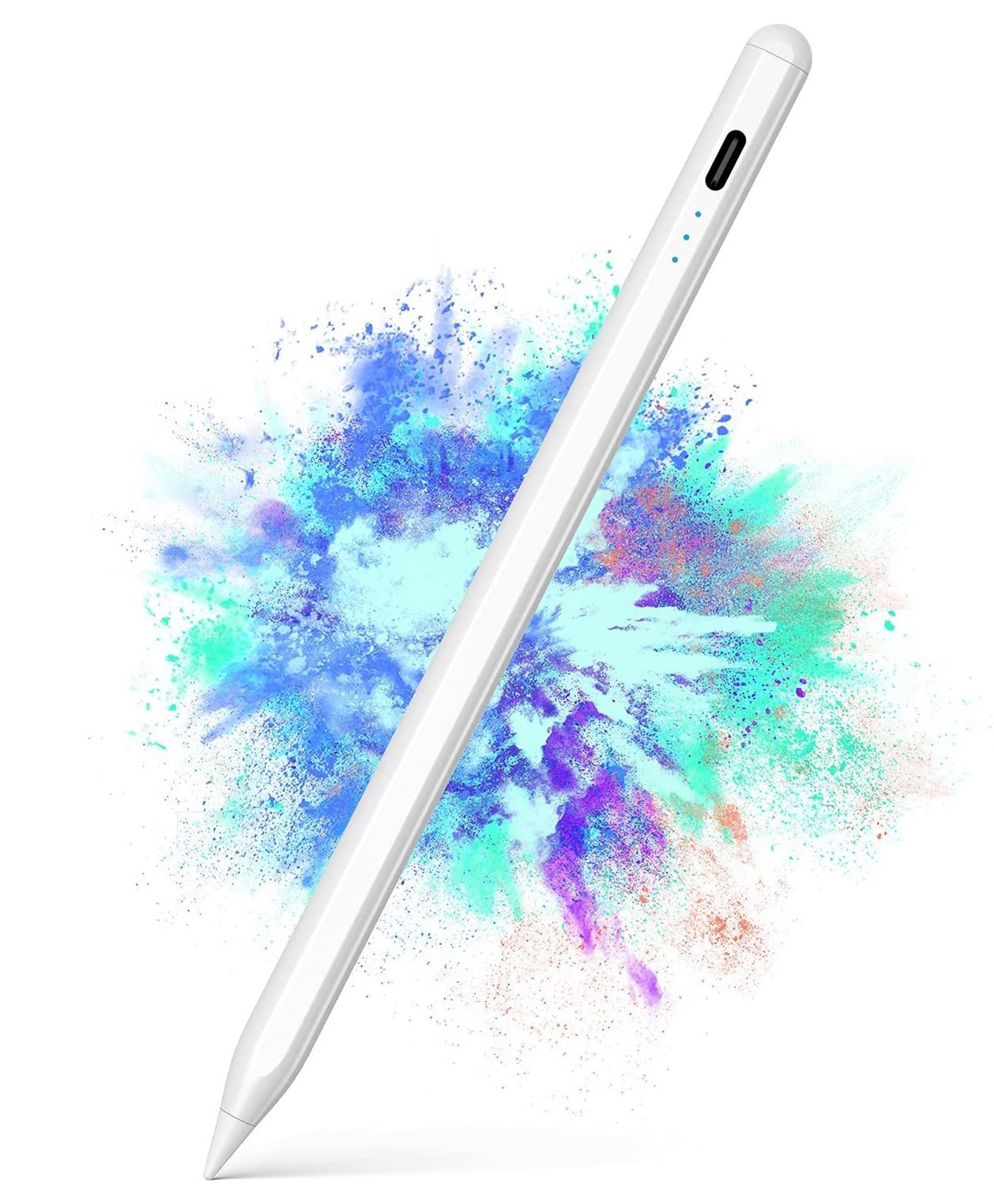 Ausha Universal Active Stylus Pen | Compatible with iPad, Tablets, iOS & Android Smart Phone | Fast Charging | Magnetic | Non-Bluetooth | High-Precision Digital Touch Pencil, White-picture-12