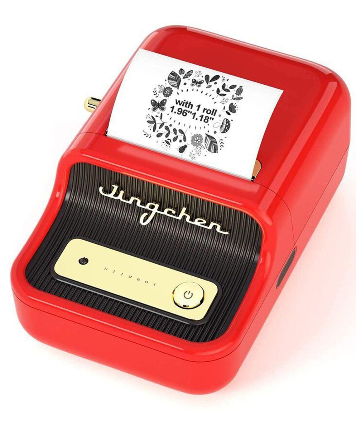Ausha B21 Bluetooth Thermal Label Printer - 2 Inch Small Portable Label Maker, Barcode, Mini Stickers, Bill, Receipt Printing Machine for Home, Office, and Business Use, Red-picture-7
