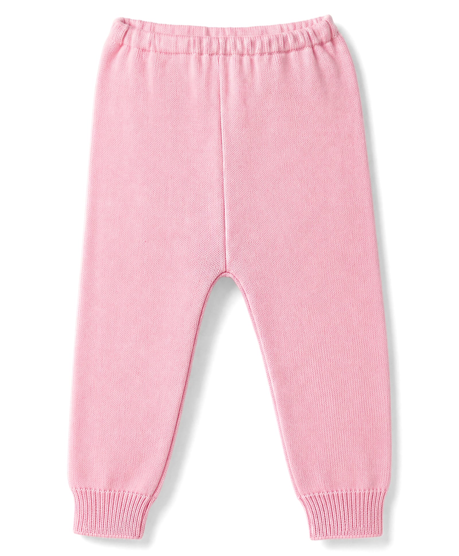 Babyhug Knit Full Length Solid Fleece & Woollen Pant - Pink-picture-19
