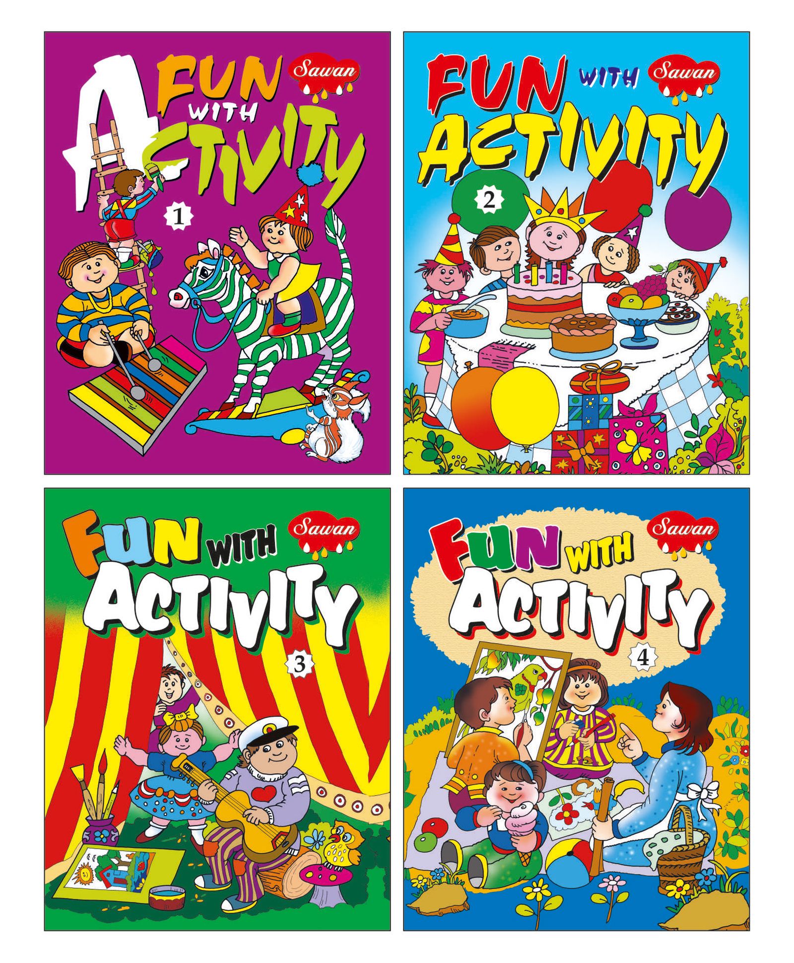 sawan Activity Books Set of 4 - English-picture-18