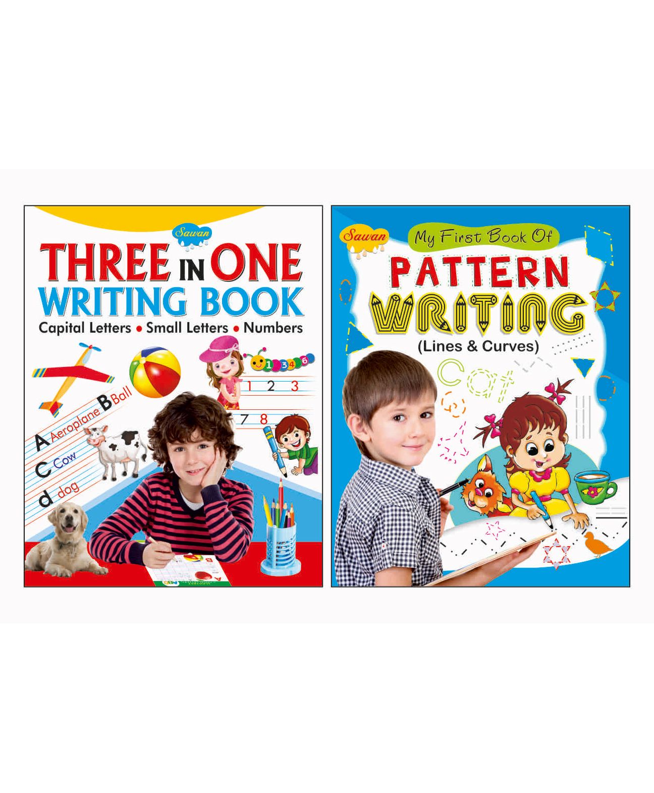 Letters & Patterns Writing Activity Books Set of 2 - English-image-35