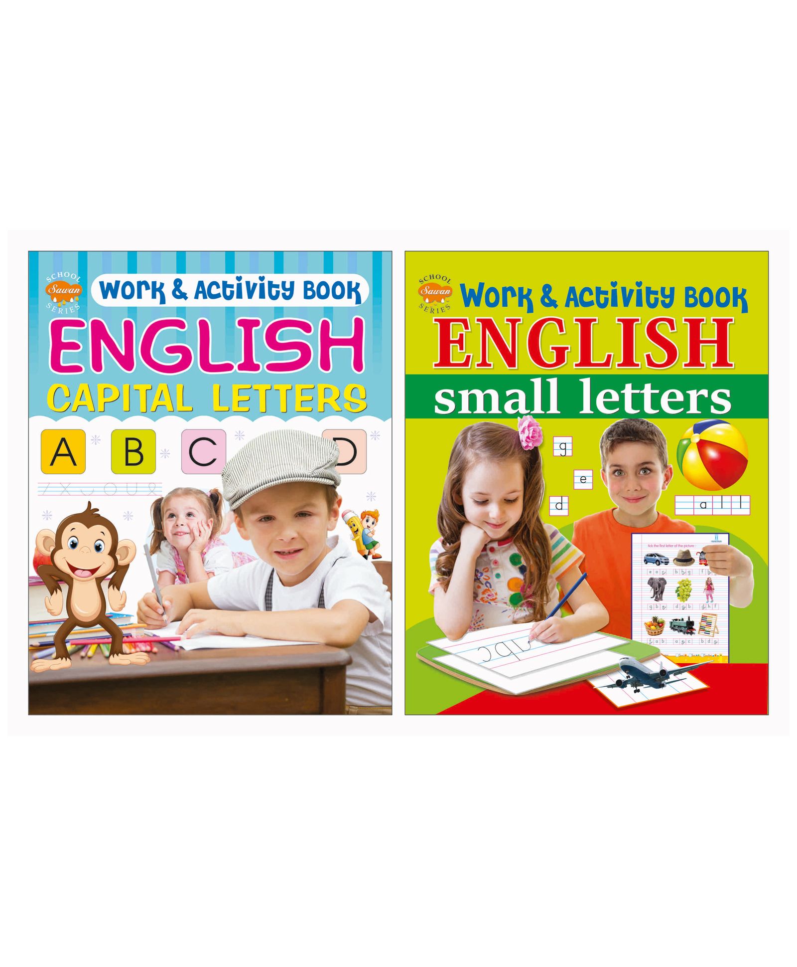 Capital & Small Letters Activity Work Books Set of 2 - English-image-20