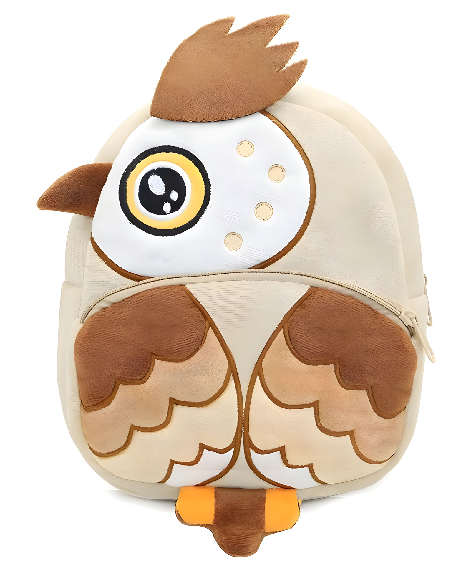 Delicado 14 Inches Premium Quality Soft design OWL design school Bag for Kids-image-38